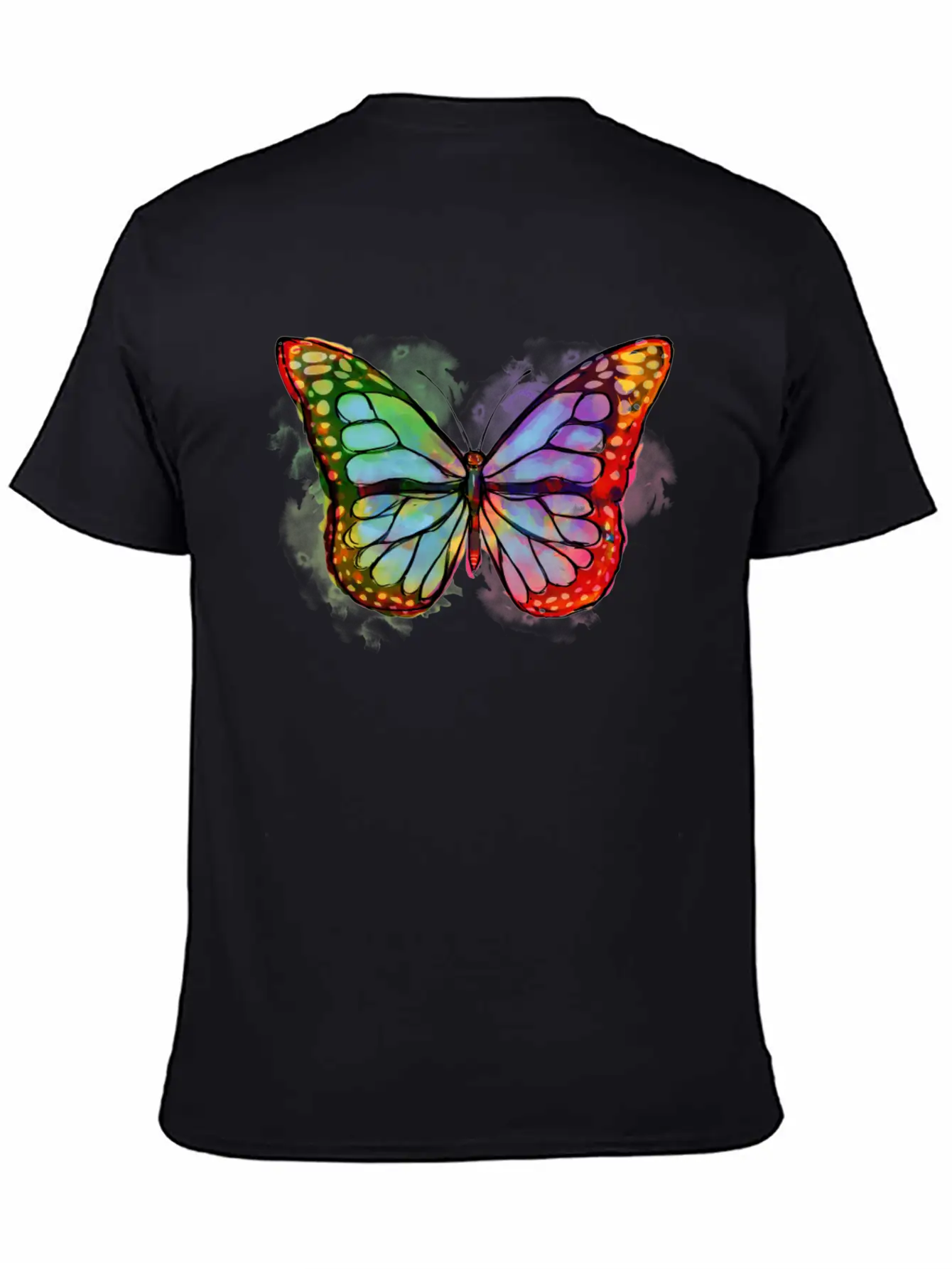 Art Academia Aesthetic Butterfly Watercolor Soft Cotton Short Sleeve Tee ¨C Unisex Wardrobe Staple