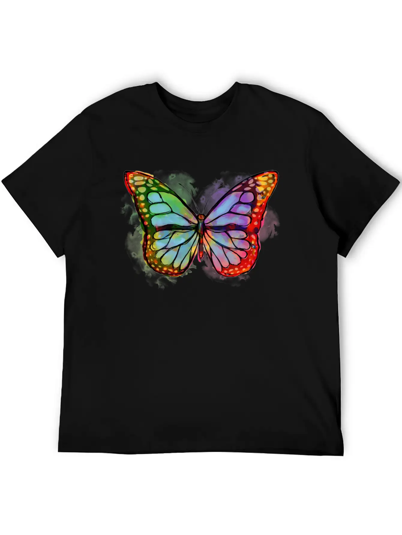 Art Academia Aesthetic Butterfly Watercolor Soft Cotton Short Sleeve Tee ¨C Unisex Wardrobe Staple