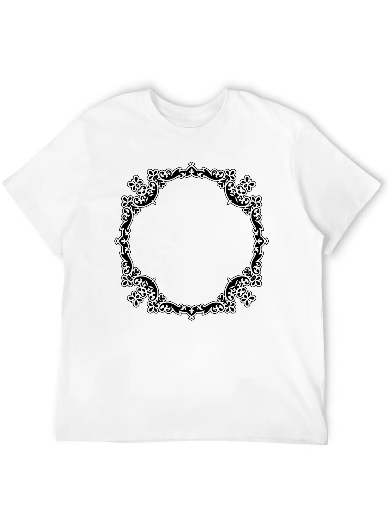 Art Deco Frame 22 Basic Graphic T-Shirt ¨C Daily Comfort In Soft Cotton