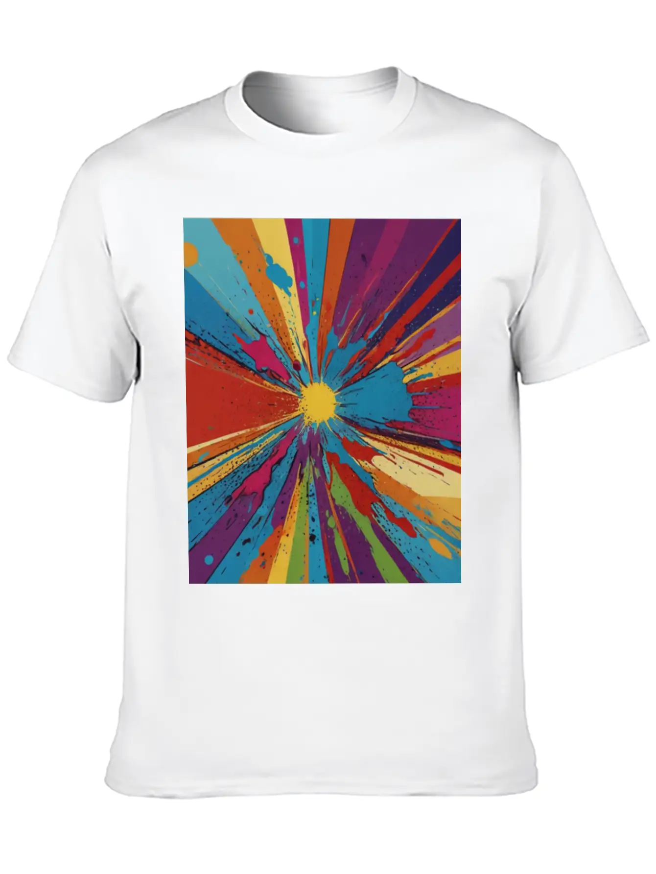 Artfully Designed Pop Art T-Shirt Basic Graphic T-Shirt ¨C Daily Comfort In Soft Cotton