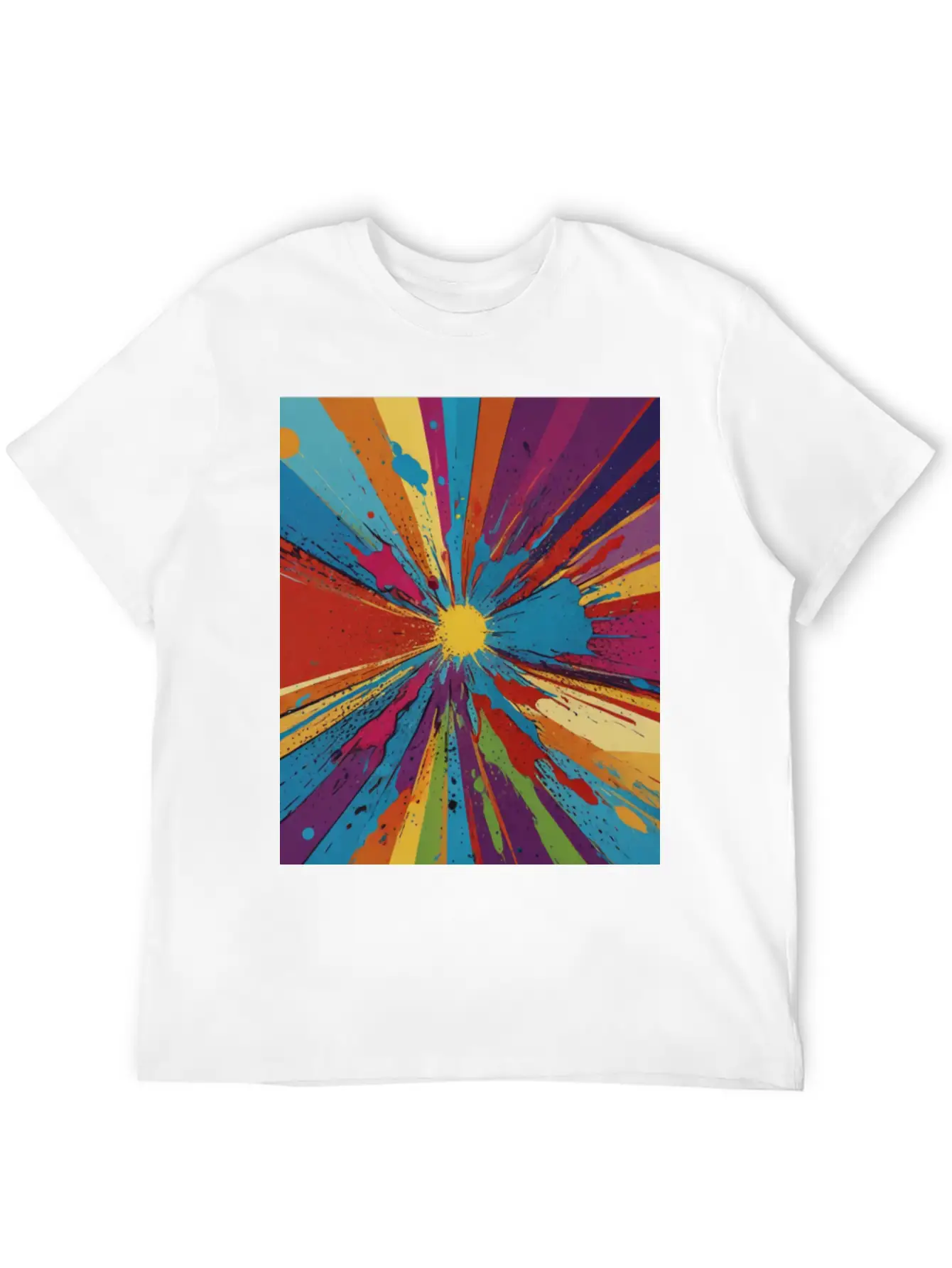 Artfully Designed Pop Art T-Shirt Basic Graphic T-Shirt ¨C Daily Comfort In Soft Cotton