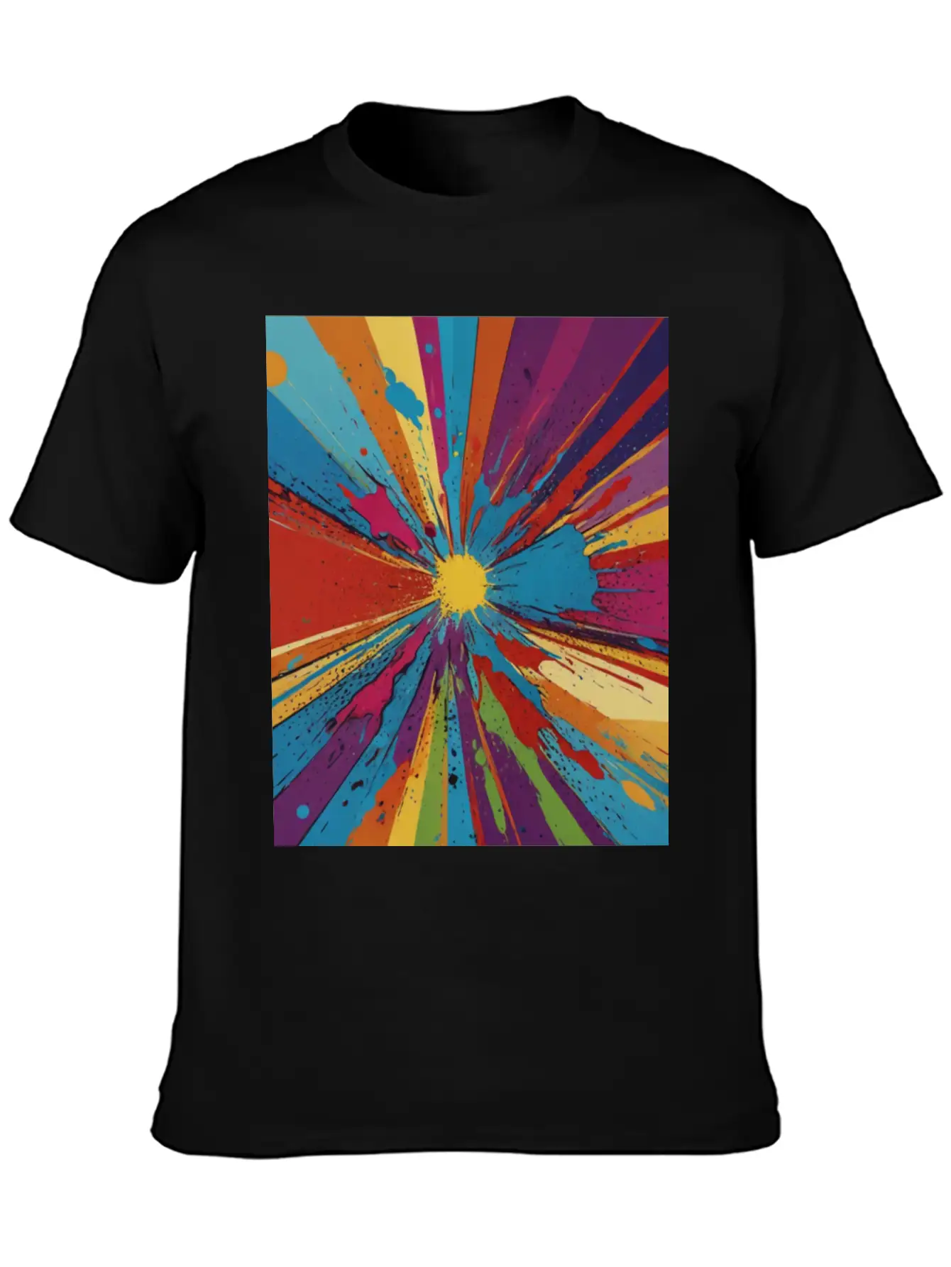 Artfully Designed Pop Art T-Shirt Basic Graphic T-Shirt ¨C Daily Comfort In Soft Cotton