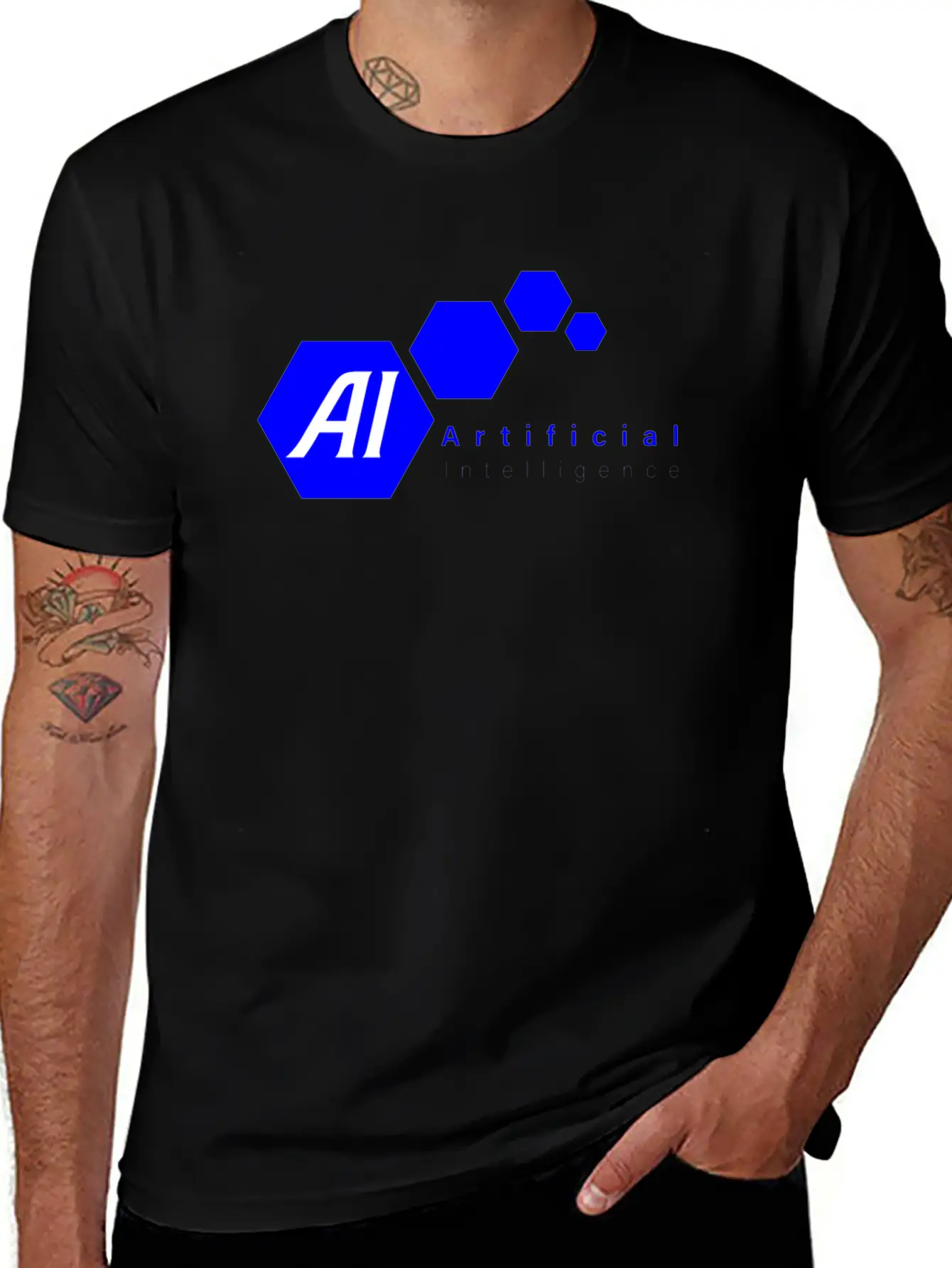 Artificial Intelligence T-shirt Soft Cotton Short Sleeve Tee ¨C Unisex Wardrobe Staple