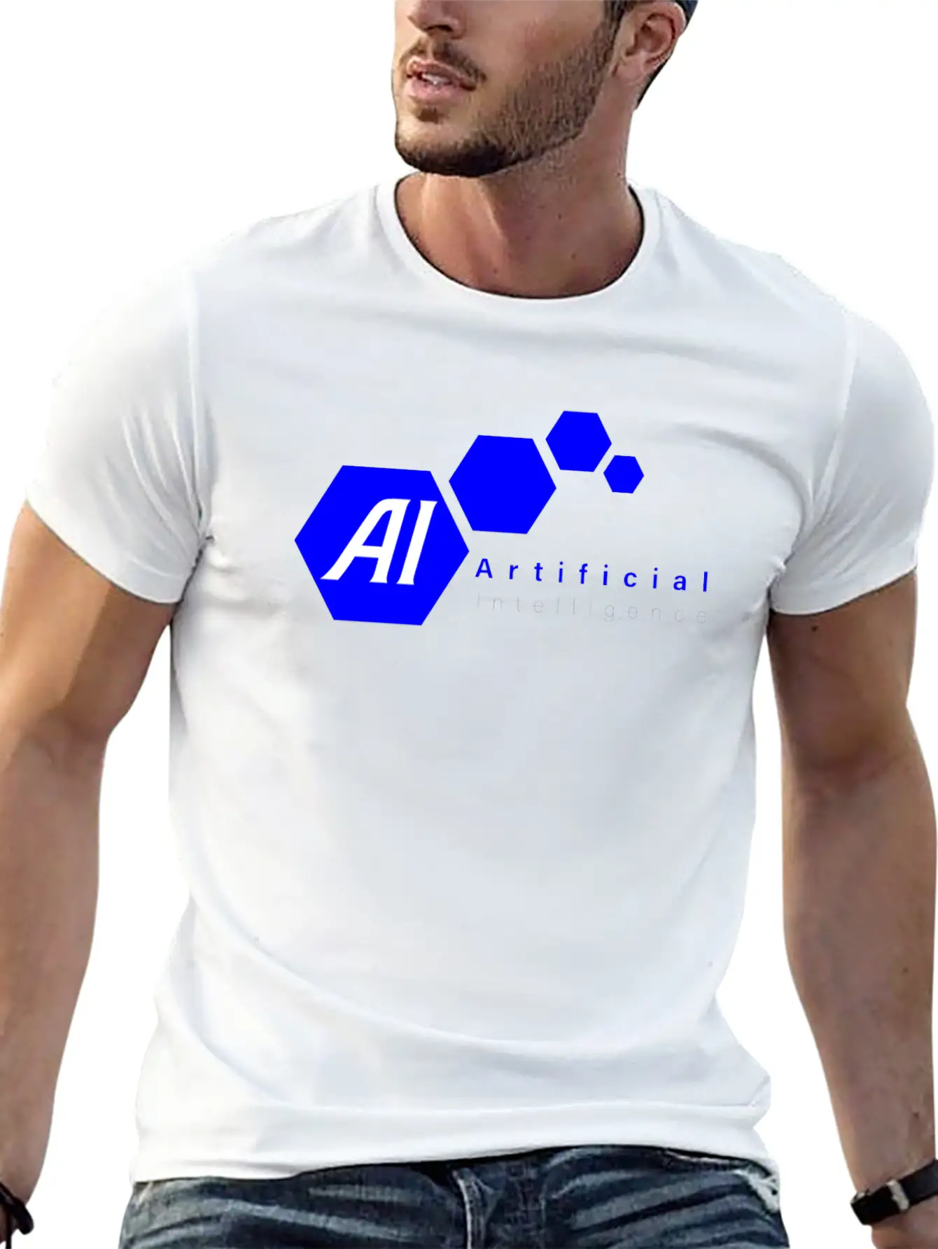 Artificial Intelligence T-shirt Soft Cotton Short Sleeve Tee ¨C Unisex Wardrobe Staple