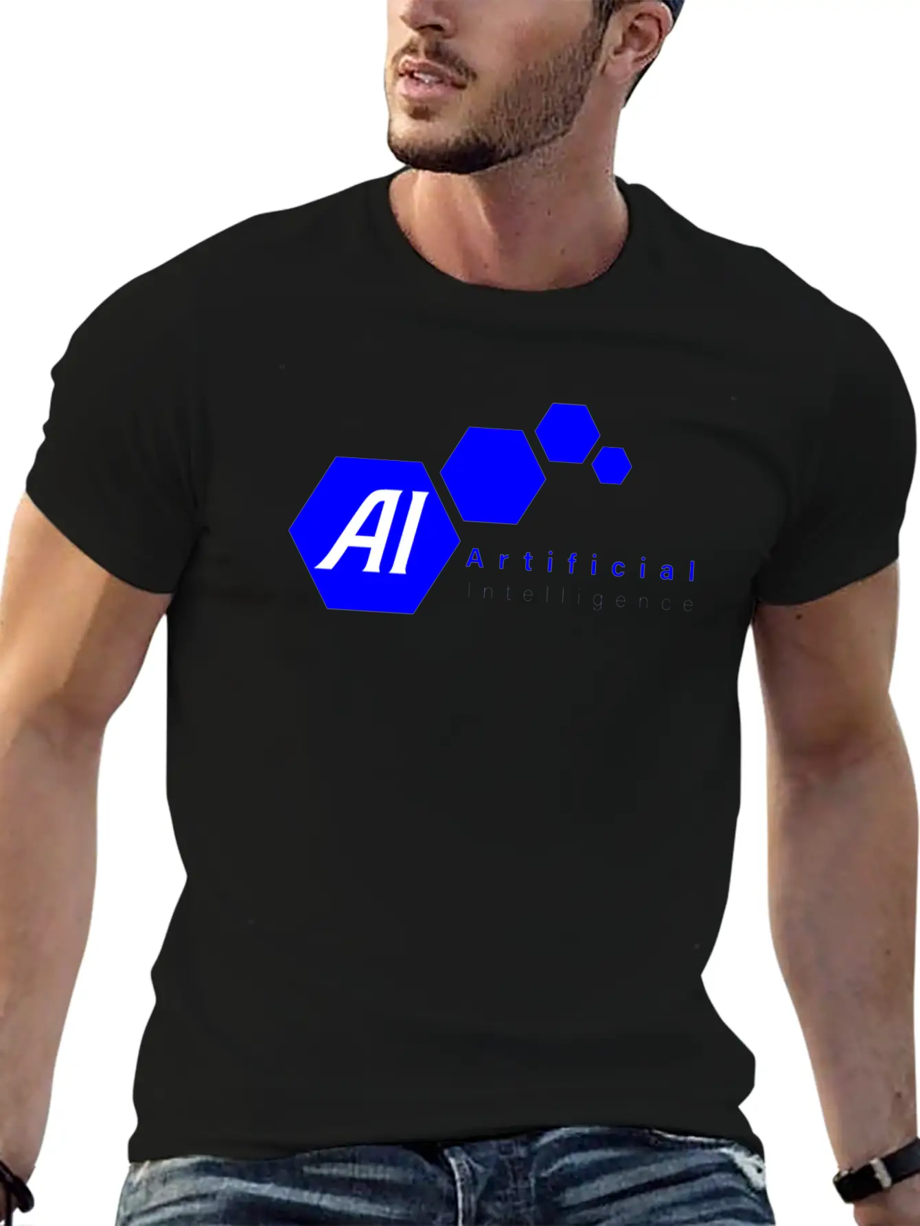 Artificial Intelligence T-shirt Soft Cotton Short Sleeve Tee ¨C Unisex Wardrobe Staple