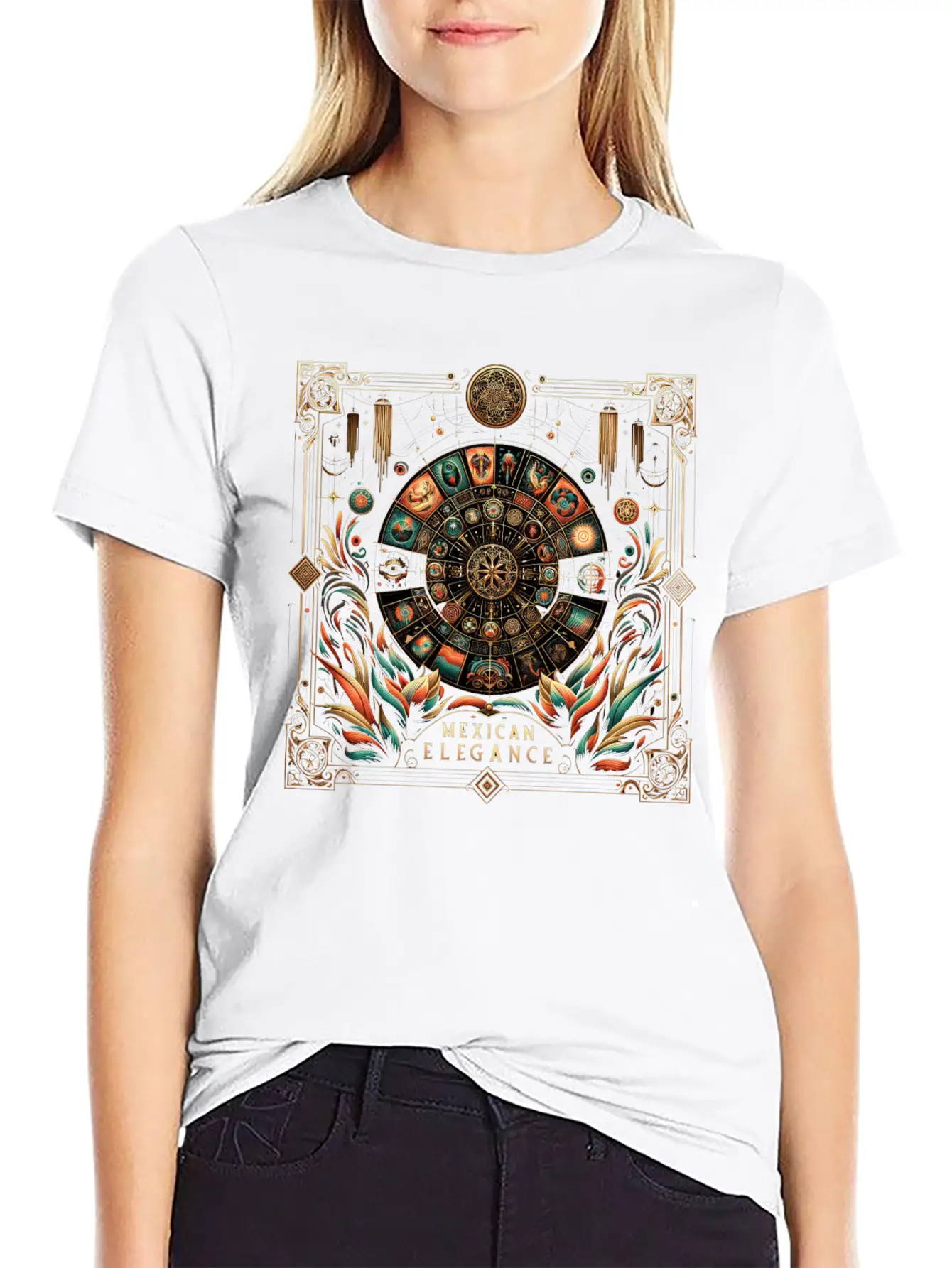 Astro Nouveau Mexican Luxe Basic Graphic T-Shirt ¨C Daily Comfort In Soft Cotton