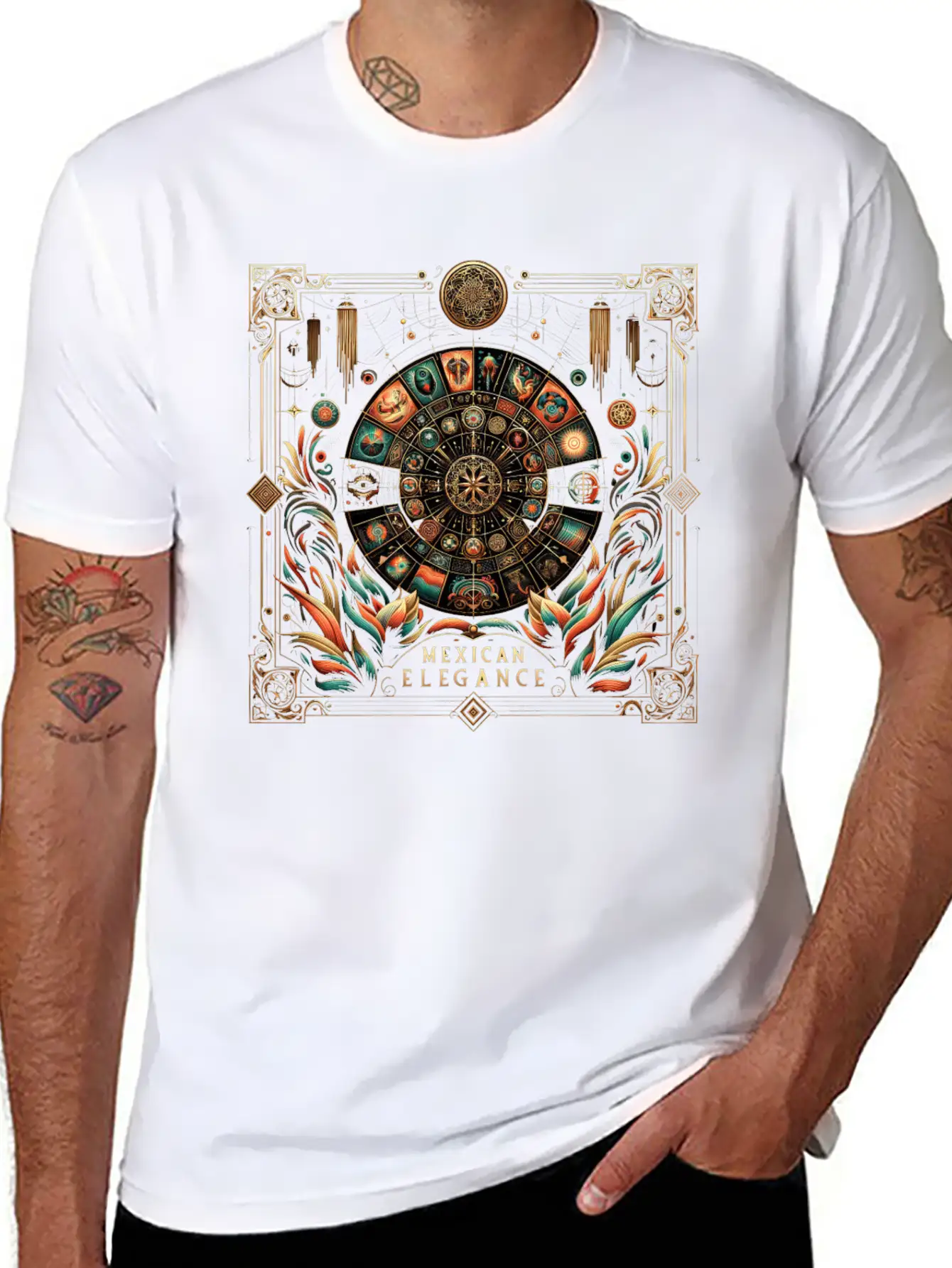 Astro Nouveau Mexican Luxe Basic Graphic T-Shirt ¨C Daily Comfort In Soft Cotton