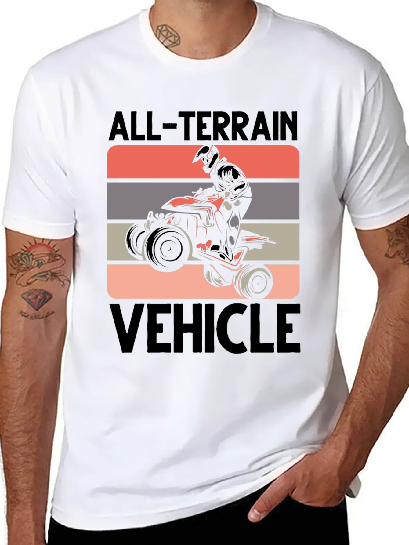 ATV Quad All-Terrain Vehicle Racing Soft Cotton Short Sleeve Tee ¨C Unisex Wardrobe Staple