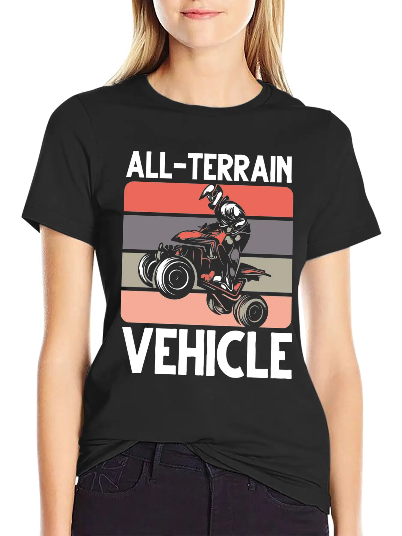 ATV Quad All-Terrain Vehicle Racing Soft Cotton Short Sleeve Tee ¨C Unisex Wardrobe Staple