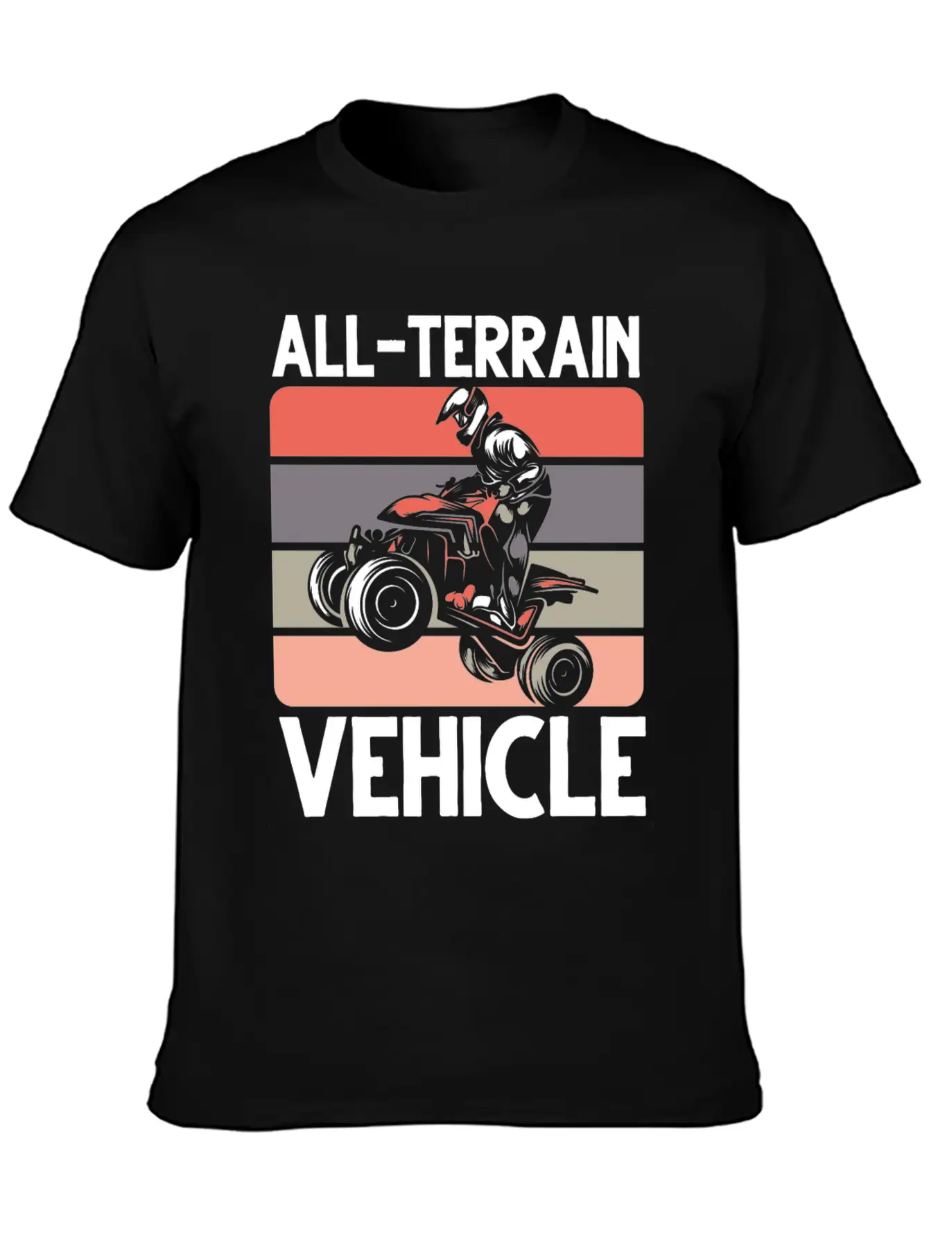 ATV Quad All-Terrain Vehicle Racing Soft Cotton Short Sleeve Tee ¨C Unisex Wardrobe Staple