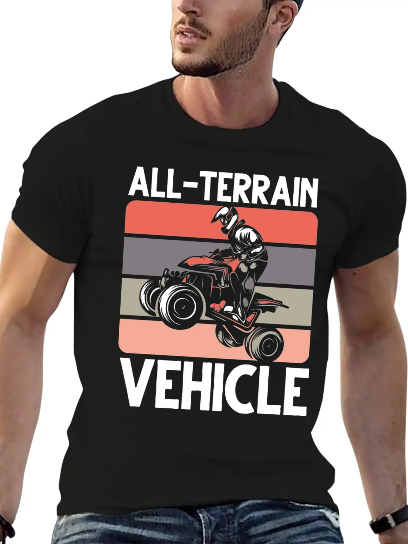 ATV Quad All-Terrain Vehicle Racing Soft Cotton Short Sleeve Tee ¨C Unisex Wardrobe Staple