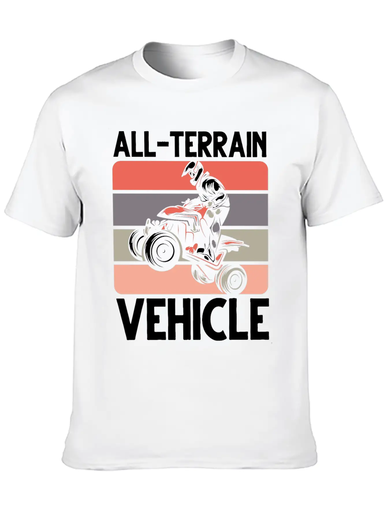 ATV Quad All-Terrain Vehicle Racing Soft Cotton Short Sleeve Tee ¨C Unisex Wardrobe Staple
