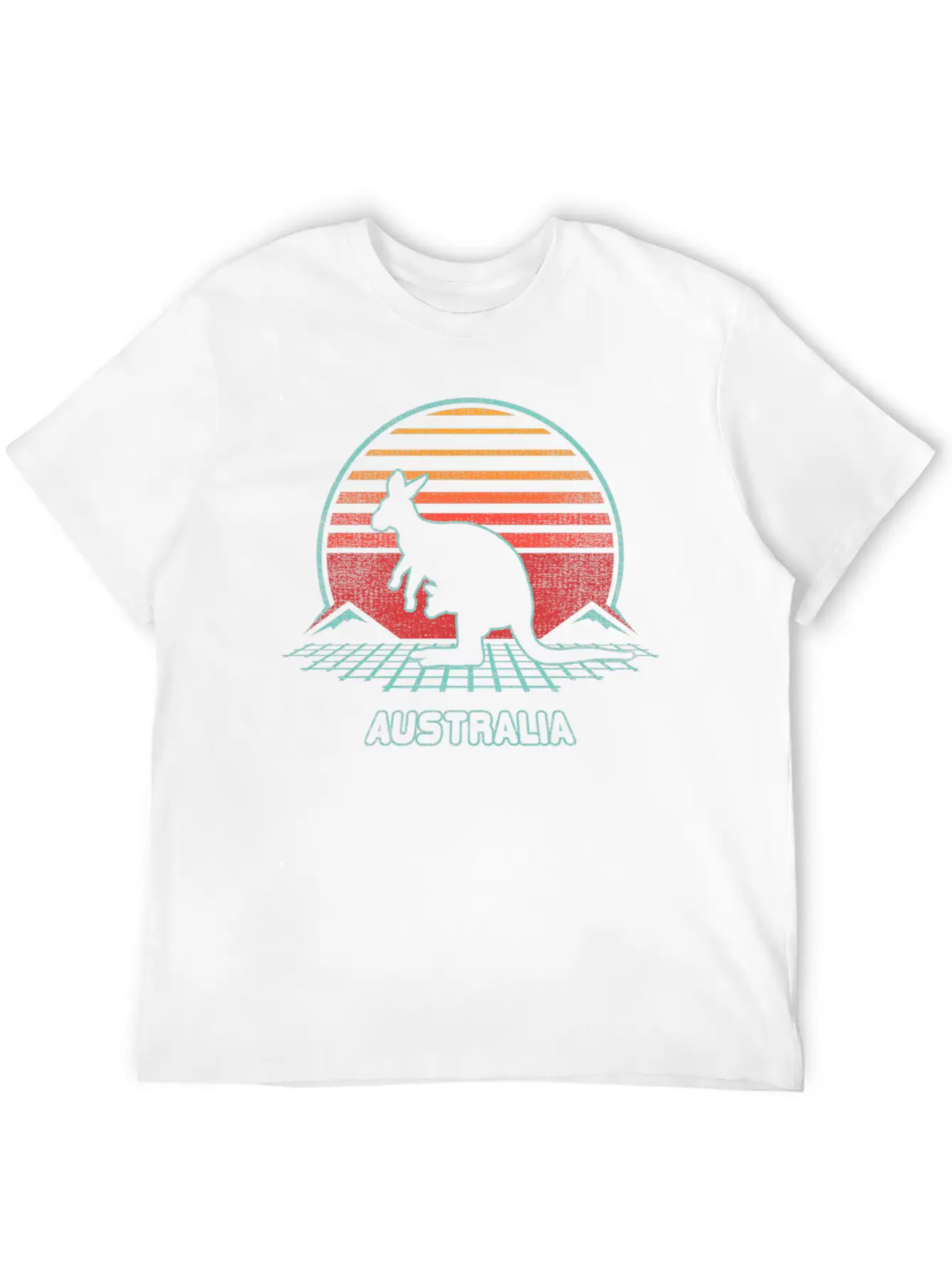 Australia 80S Style Soft Cotton Short Sleeve Tee ¨C Unisex Wardrobe Staple