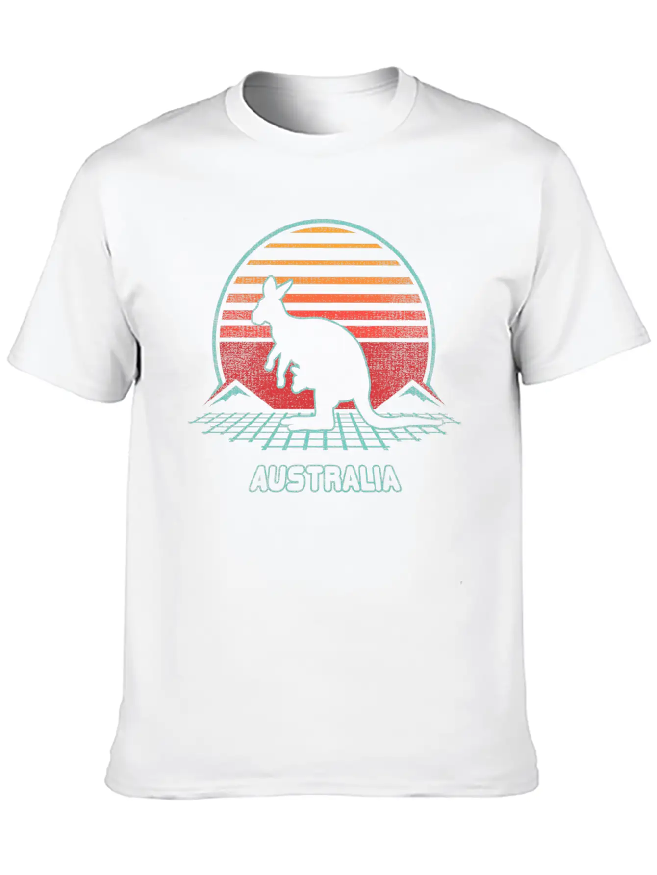 Australia 80S Style Soft Cotton Short Sleeve Tee ¨C Unisex Wardrobe Staple