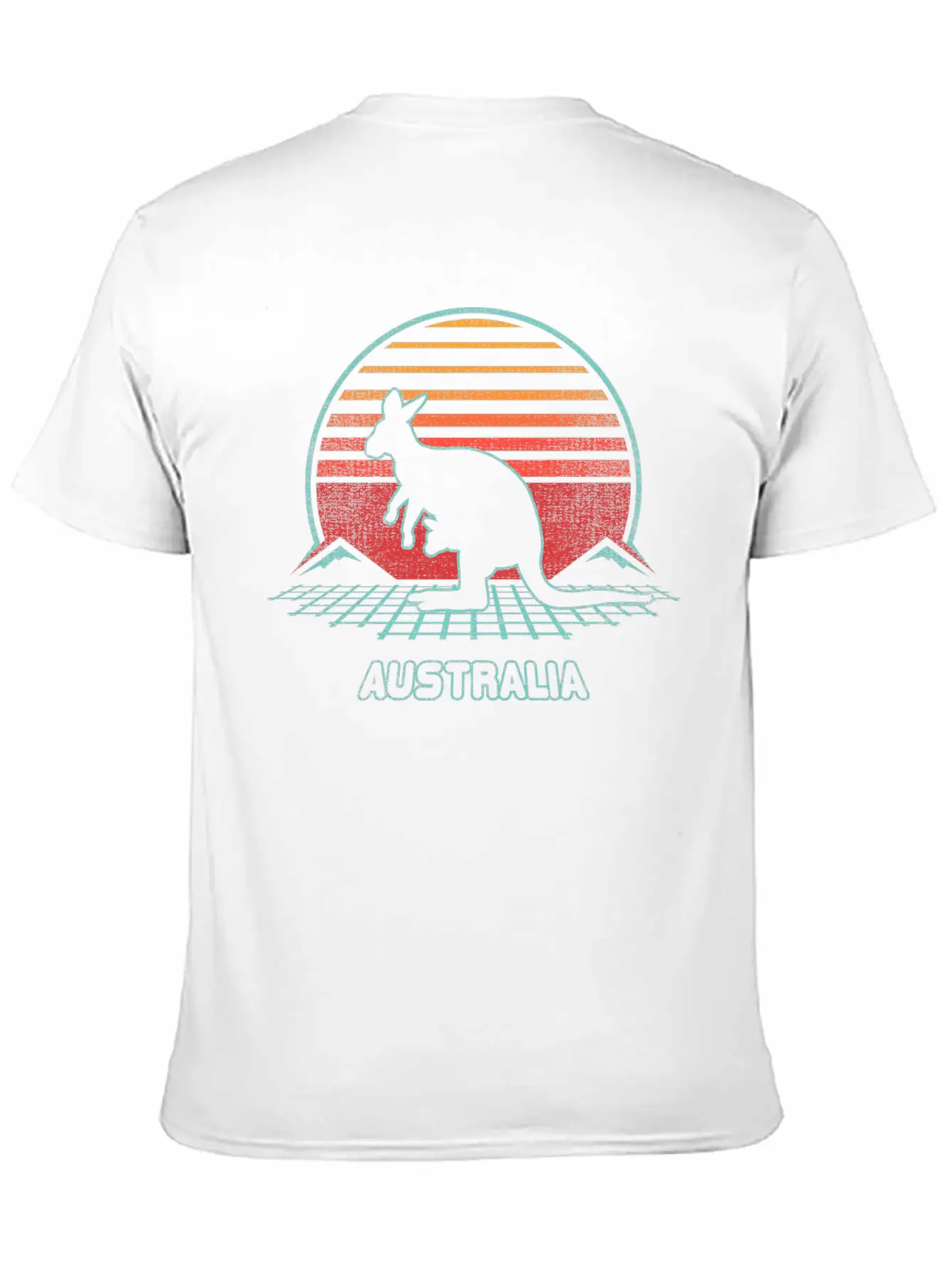 Australia 80S Style Soft Cotton Short Sleeve Tee ¨C Unisex Wardrobe Staple