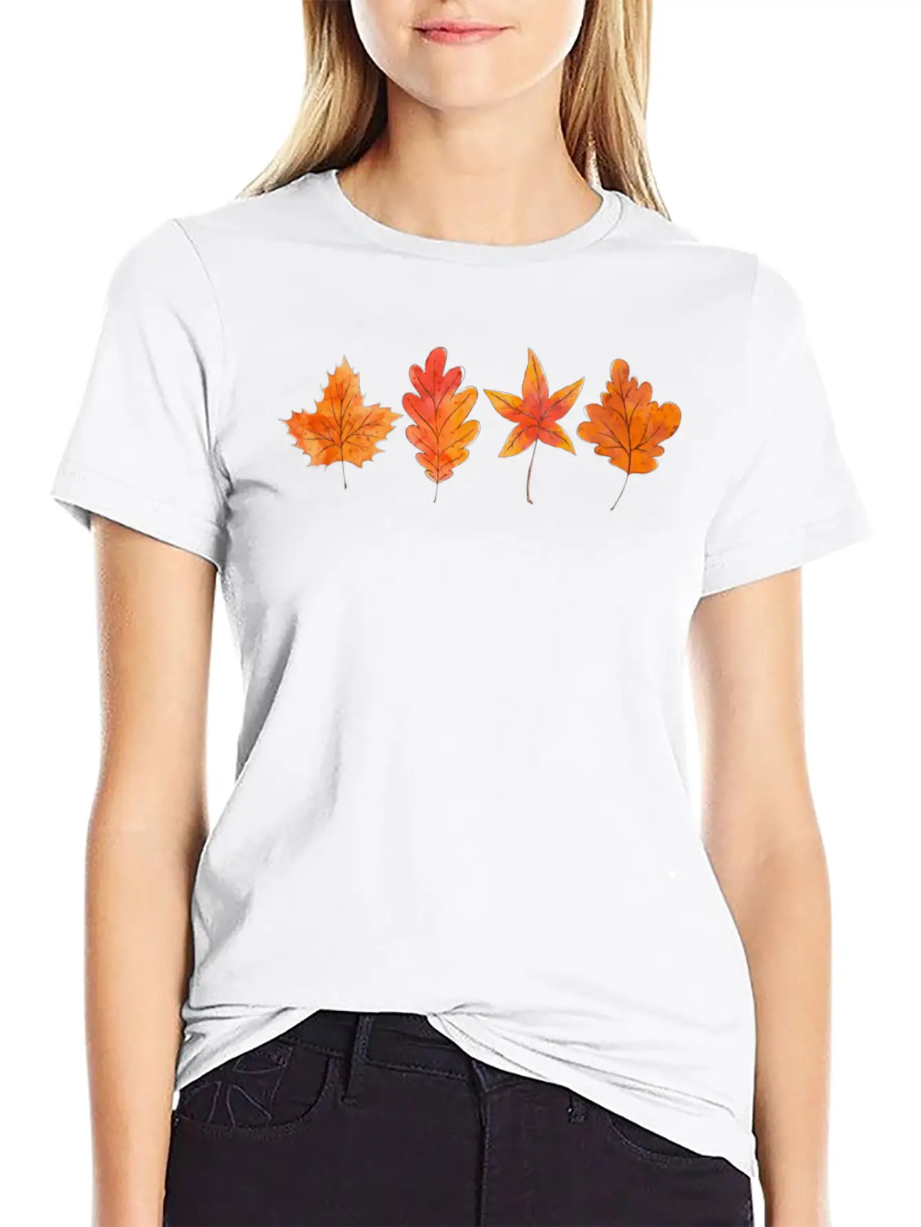 Autumn Fall Basic Graphic T-Shirt ¨C Daily Comfort In Soft Cotton