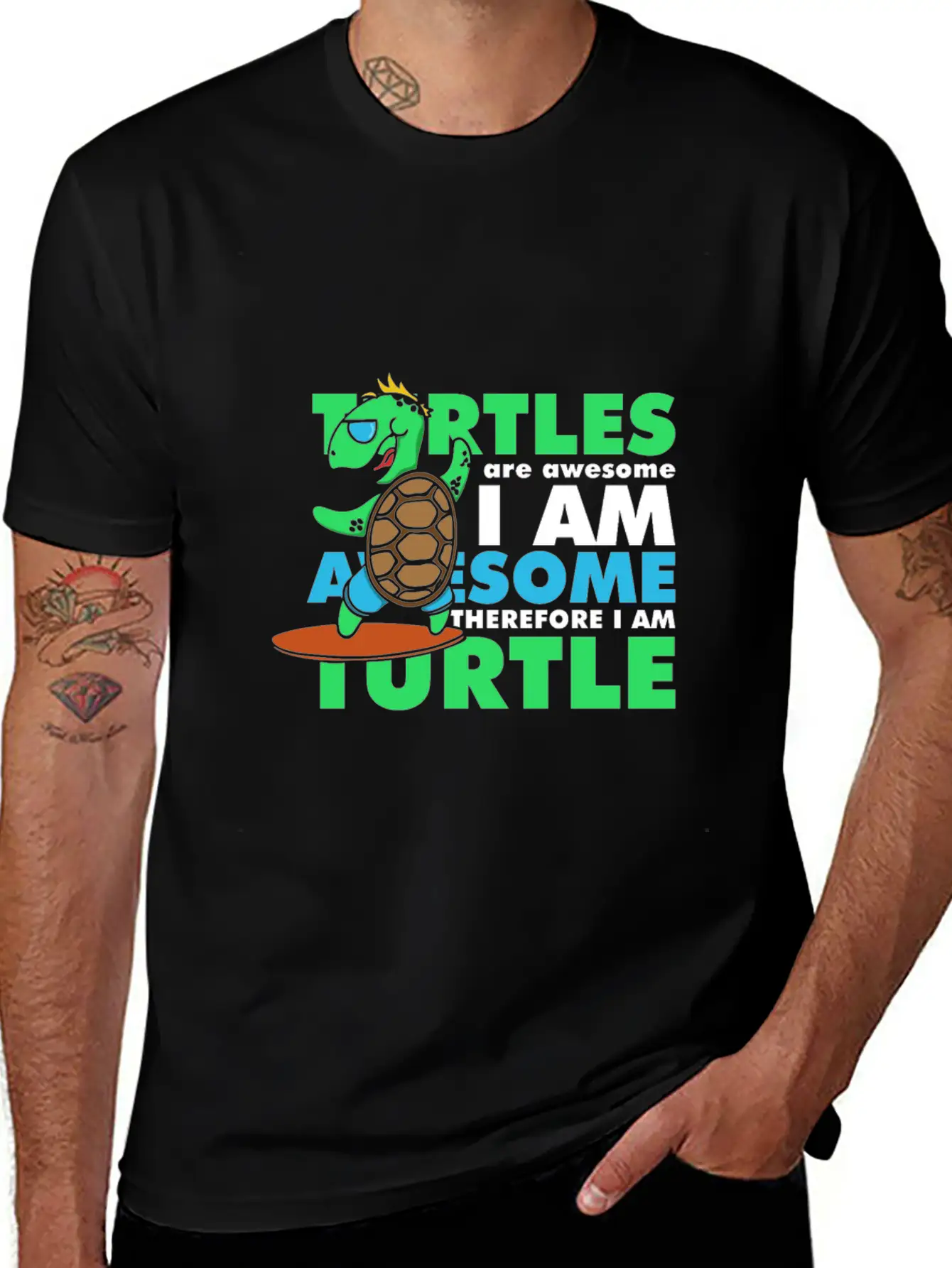 Awesome Turtle Soft Cotton Short Sleeve Tee ¨C Unisex Wardrobe Staple