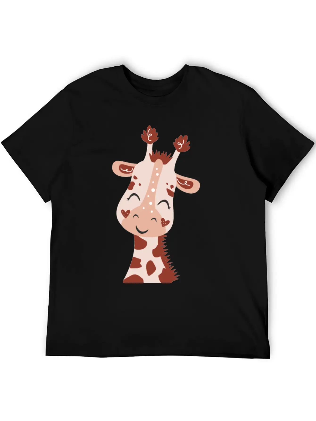 Baby Giraffe Essential Cotton Tee For Daily Outfits ¨C Unisex Style