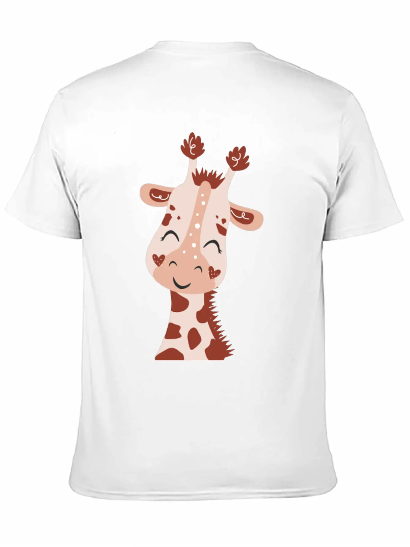Baby Giraffe Essential Cotton Tee For Daily Outfits ¨C Unisex Style