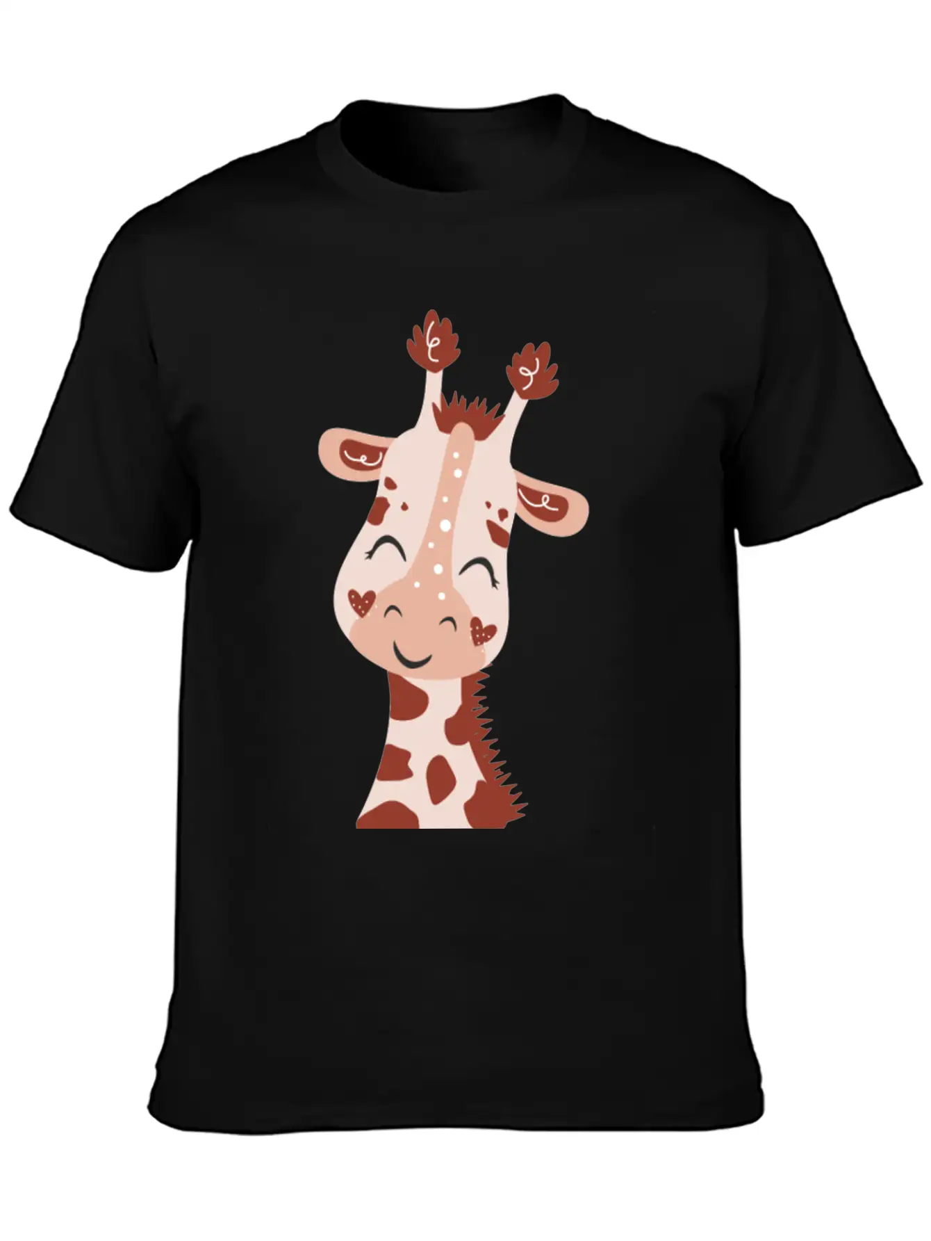 Baby Giraffe Essential Cotton Tee For Daily Outfits ¨C Unisex Style
