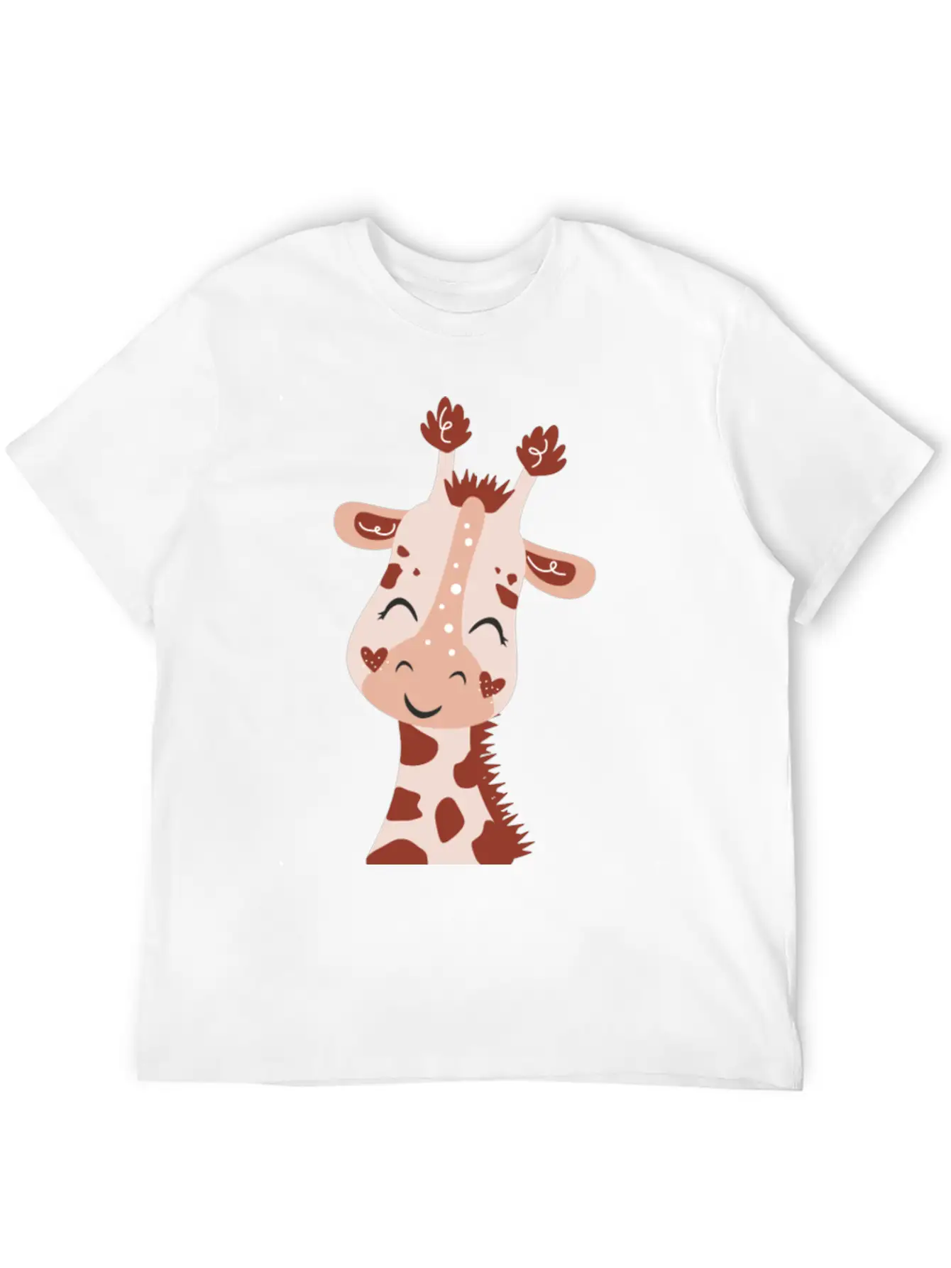 Baby Giraffe Essential Cotton Tee For Daily Outfits ¨C Unisex Style