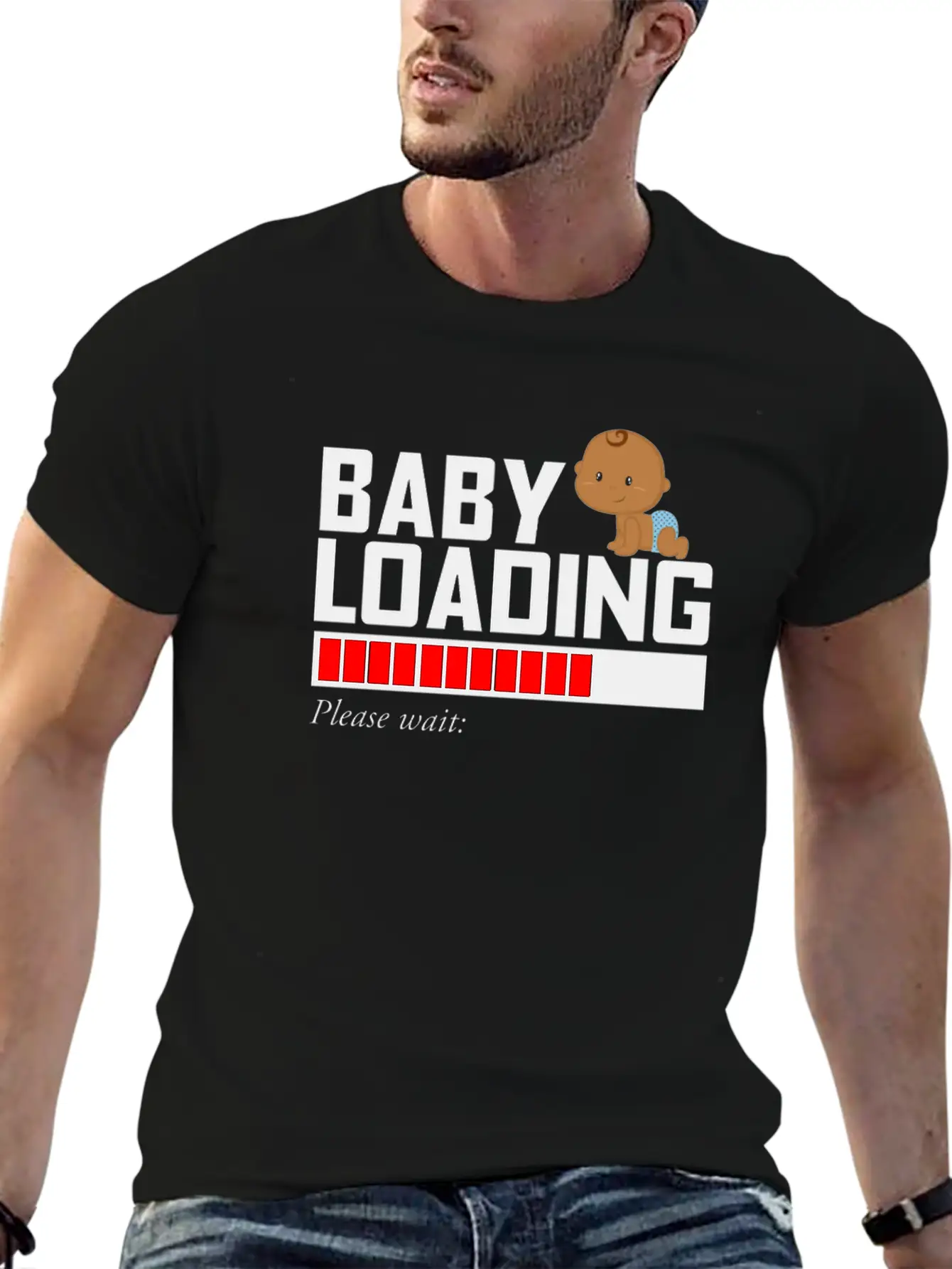 BABY LOADING Essential Cotton Tee For Daily Outfits ¨C Unisex Style