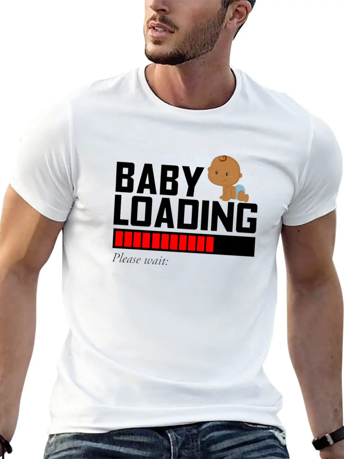BABY LOADING Essential Cotton Tee For Daily Outfits ¨C Unisex Style