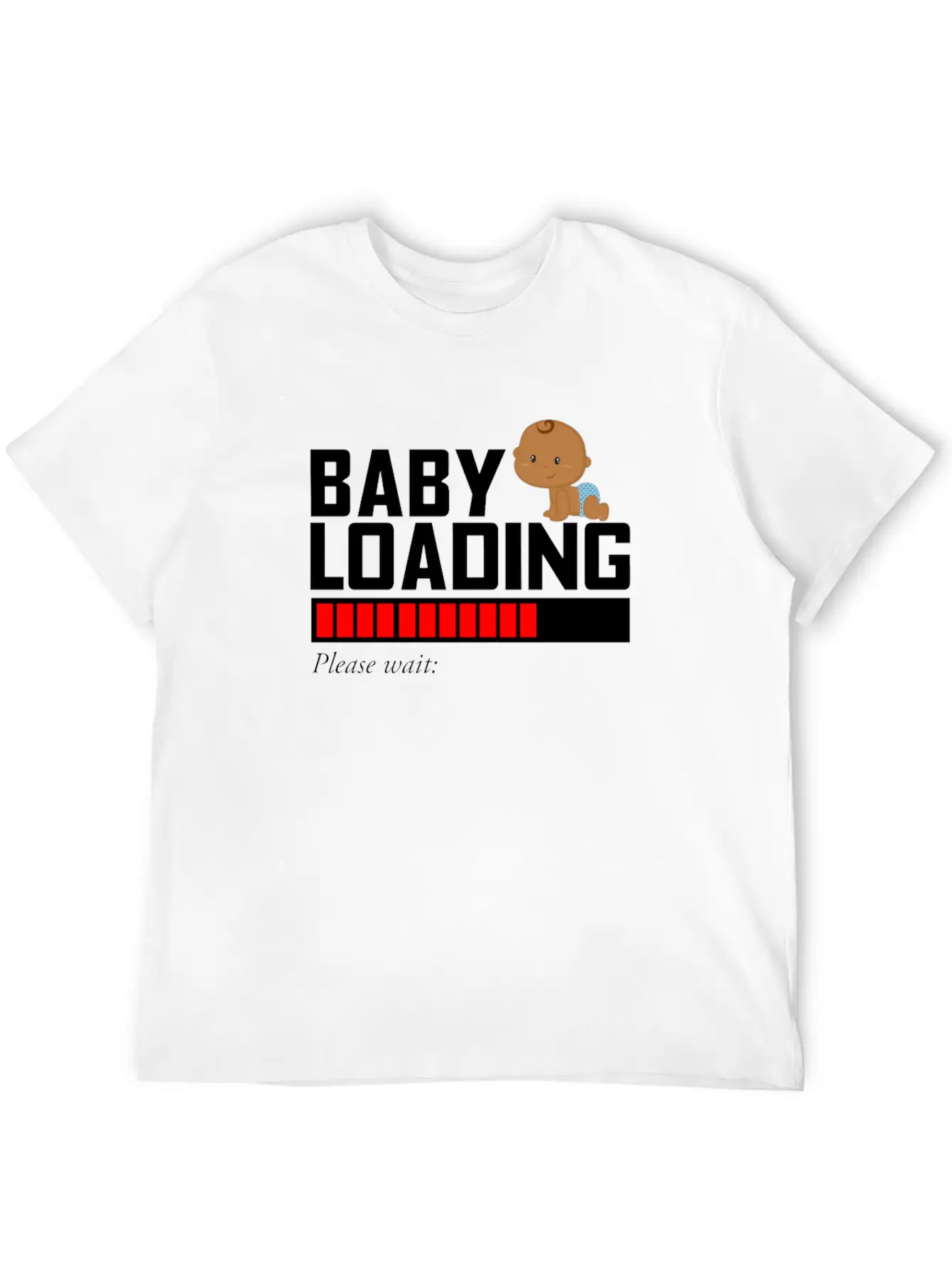 BABY LOADING Essential Cotton Tee For Daily Outfits ¨C Unisex Style