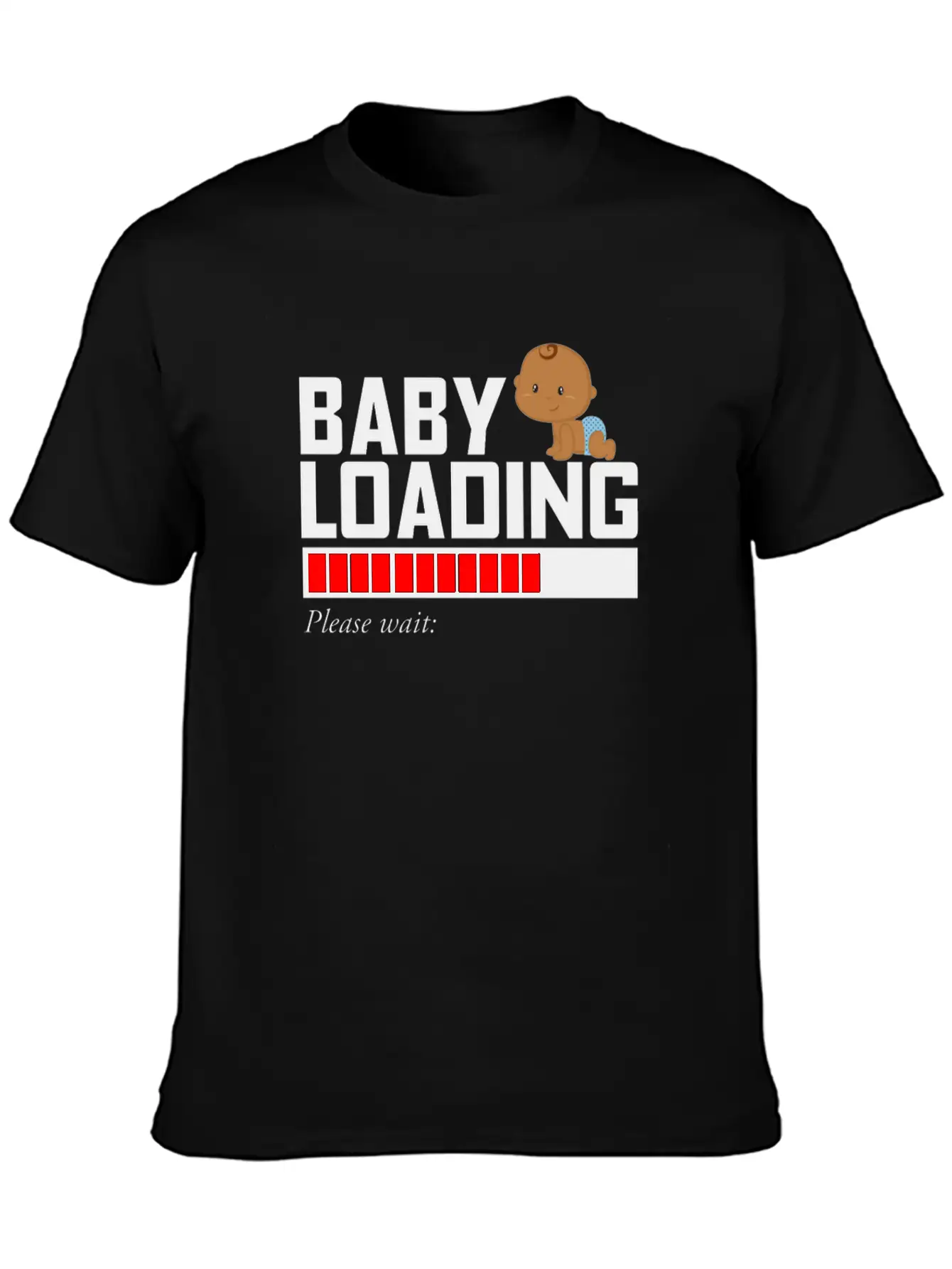 BABY LOADING Essential Cotton Tee For Daily Outfits ¨C Unisex Style