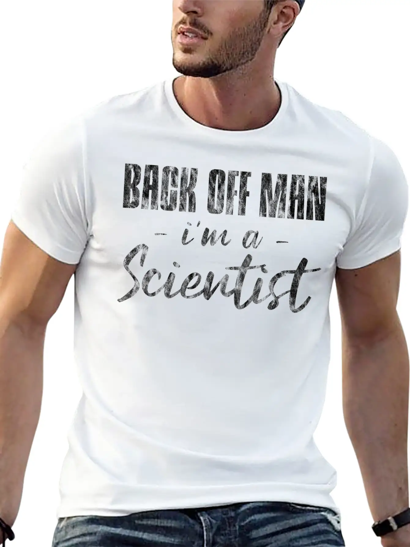 Back Off Man, I'm A Scientist 6 Soft Cotton Short Sleeve Tee ¨C Unisex Wardrobe Staple