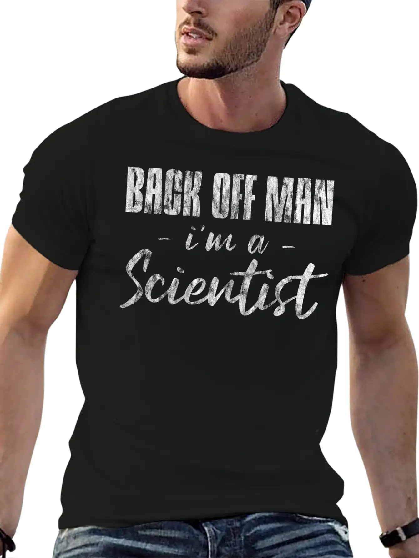 Back Off Man, I'm A Scientist 6 Soft Cotton Short Sleeve Tee ¨C Unisex Wardrobe Staple