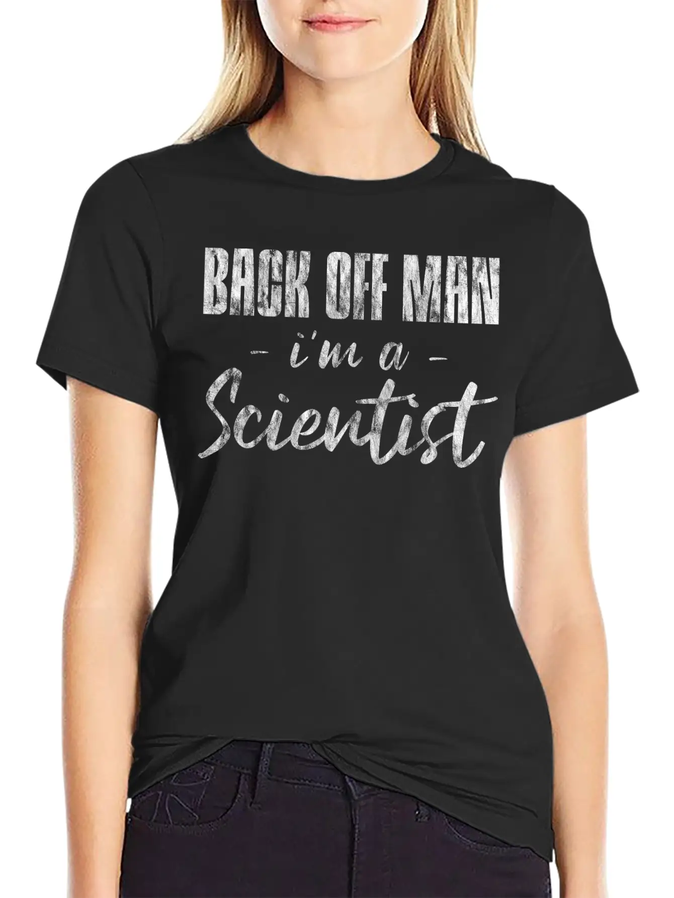 Back Off Man, I'm A Scientist 6 Soft Cotton Short Sleeve Tee ¨C Unisex Wardrobe Staple