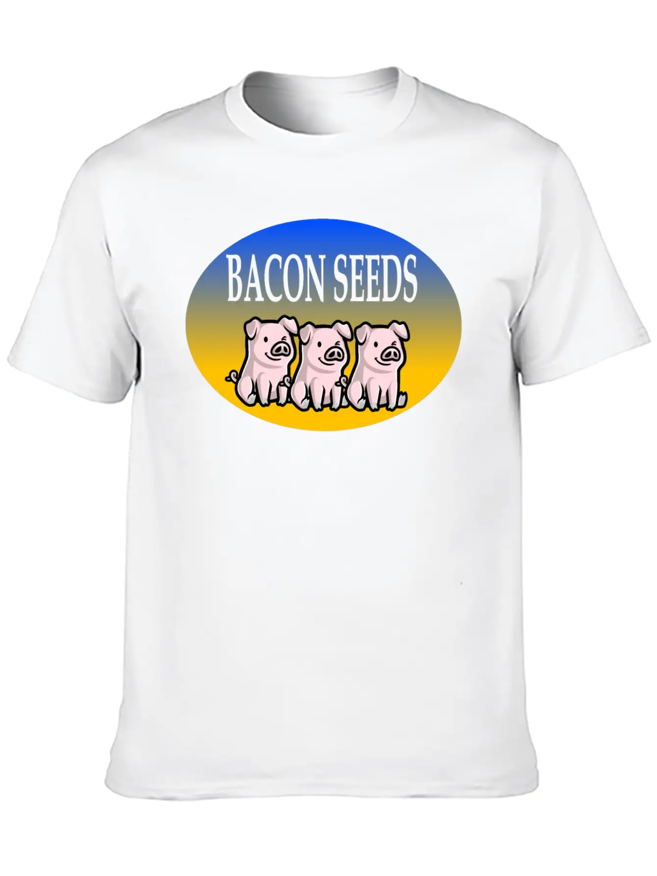 Bacon Seeds Essential Cotton Tee For Daily Outfits ¨C Unisex Style