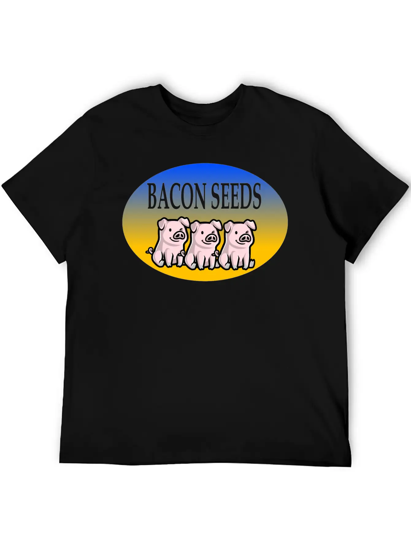 Bacon Seeds Essential Cotton Tee For Daily Outfits ¨C Unisex Style