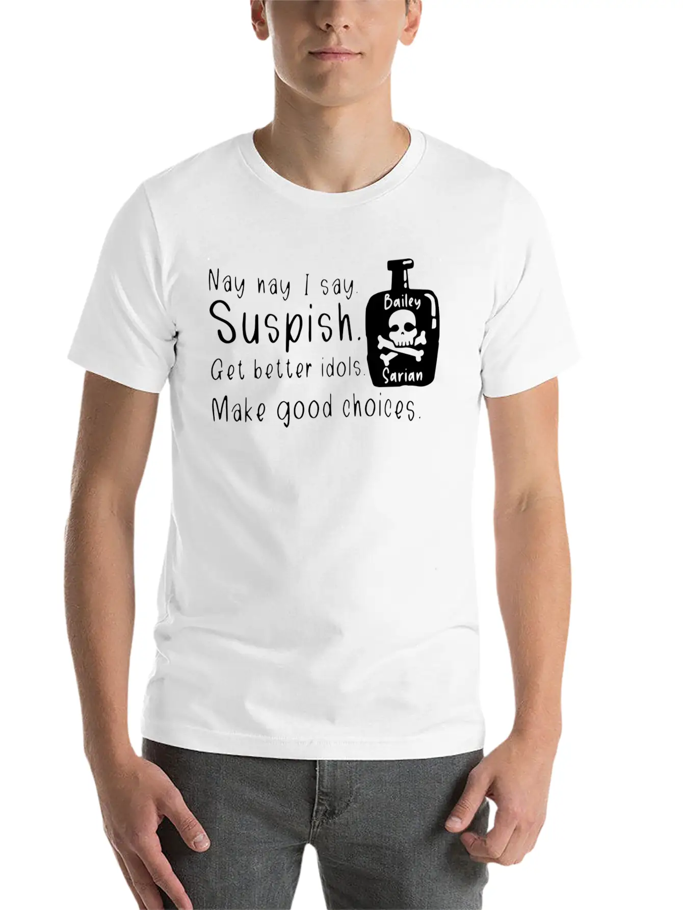 Bailey Sarian Makeup Mystery Gift Soft Cotton Short Sleeve Tee ¨C Unisex Wardrobe Staple