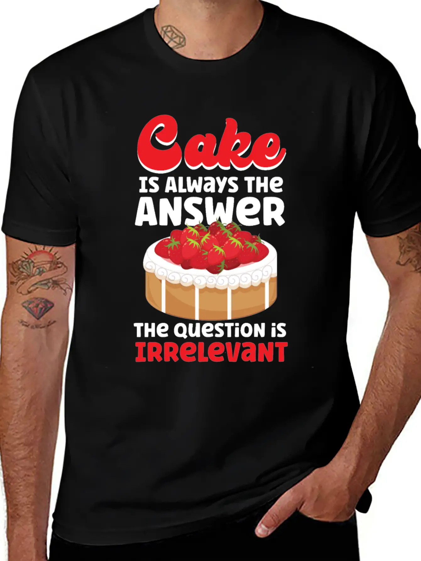 Bake Baking Cake Cake Is Always Soft Cotton Short Sleeve Tee ¨C Unisex Wardrobe Staple