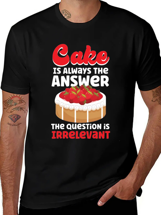 Bake Baking Cake Cake Is Always Soft Cotton Short Sleeve Tee ¨C Unisex Wardrobe Staple