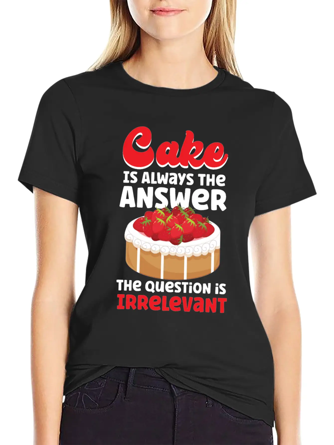 Bake Baking Cake Cake Is Always Soft Cotton Short Sleeve Tee ¨C Unisex Wardrobe Staple
