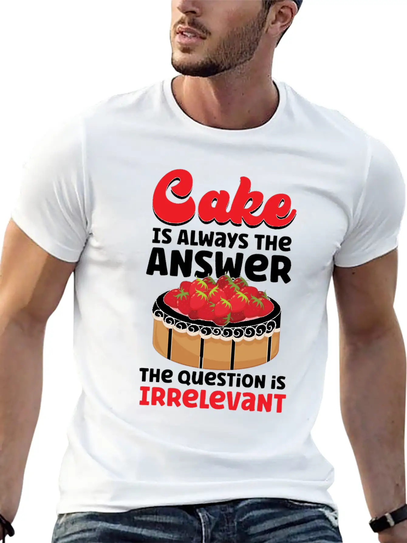 Bake Baking Cake Cake Is Always Soft Cotton Short Sleeve Tee ¨C Unisex Wardrobe Staple