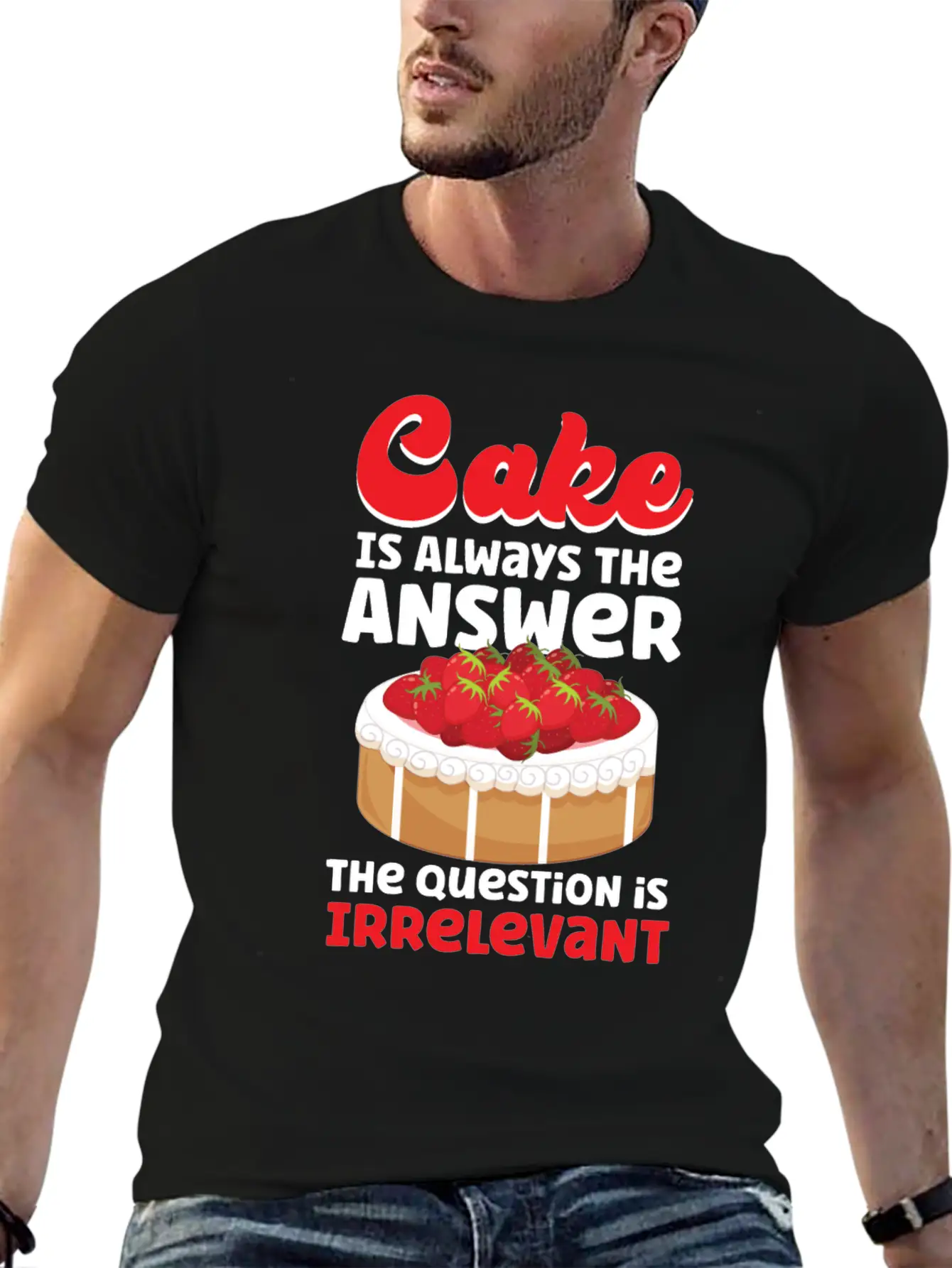 Bake Baking Cake Cake Is Always Soft Cotton Short Sleeve Tee ¨C Unisex Wardrobe Staple