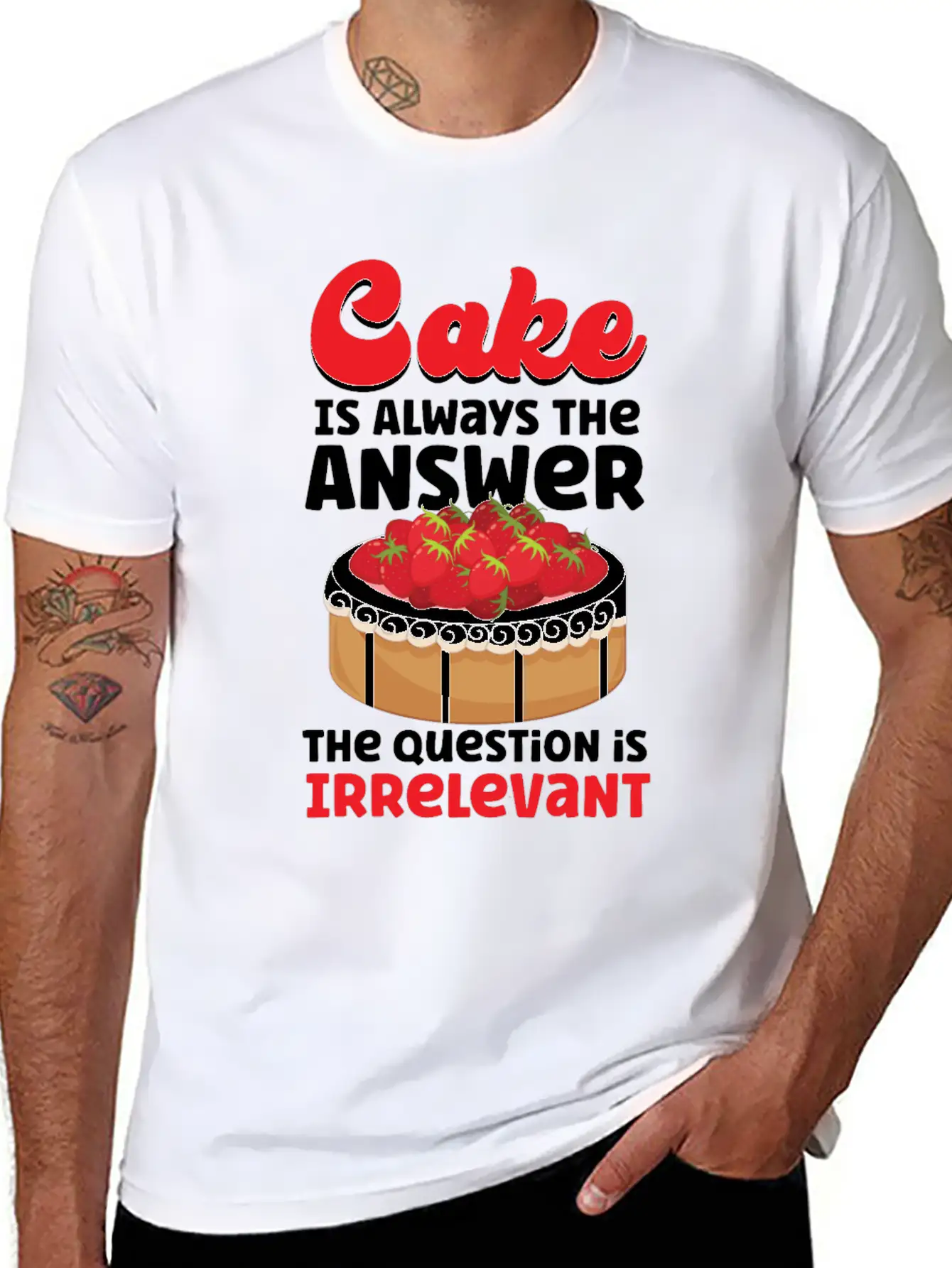 Bake Baking Cake Cake Is Always Soft Cotton Short Sleeve Tee ¨C Unisex Wardrobe Staple