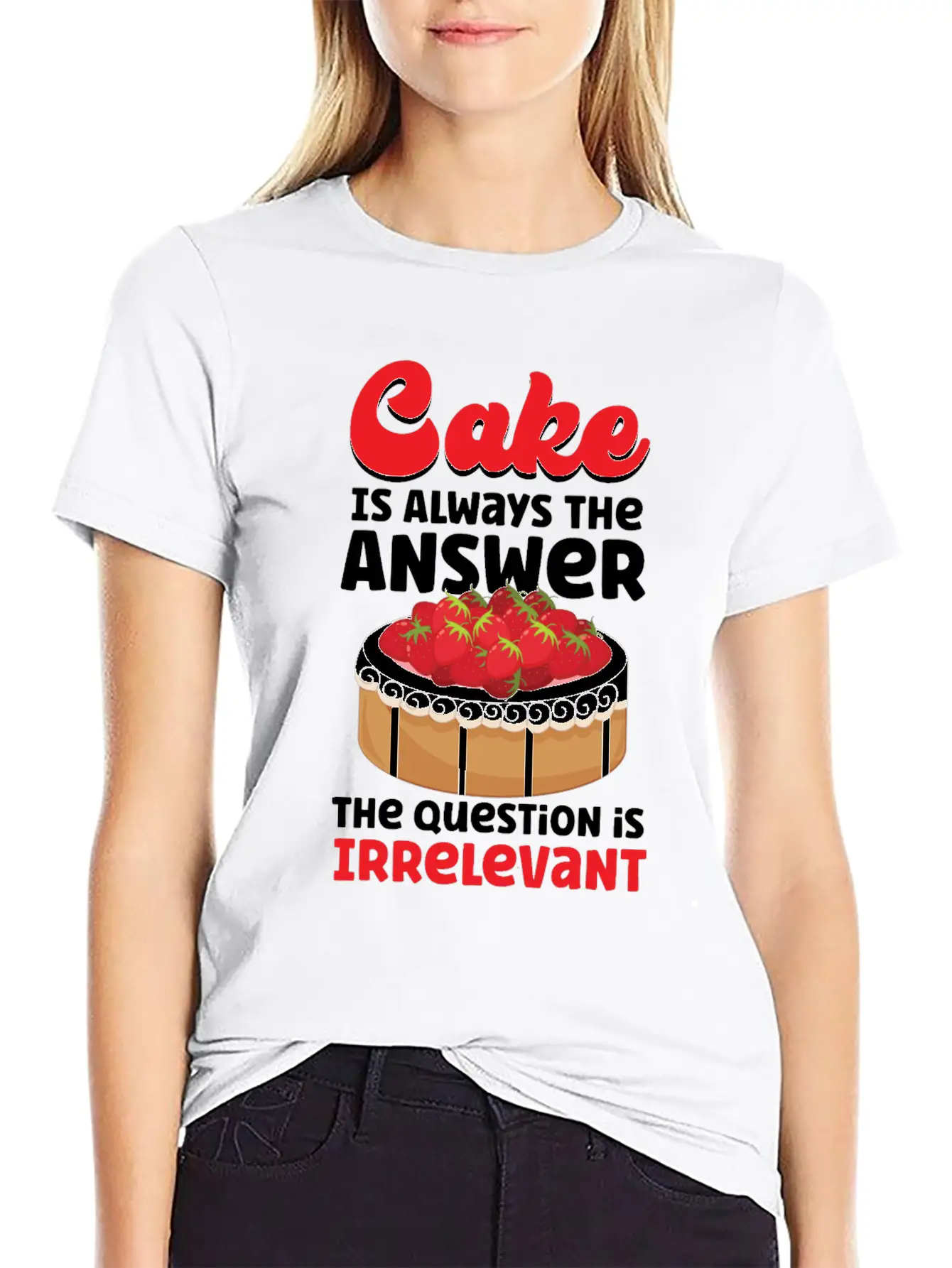 Bake Baking Cake Cake Is Always Soft Cotton Short Sleeve Tee ¨C Unisex Wardrobe Staple