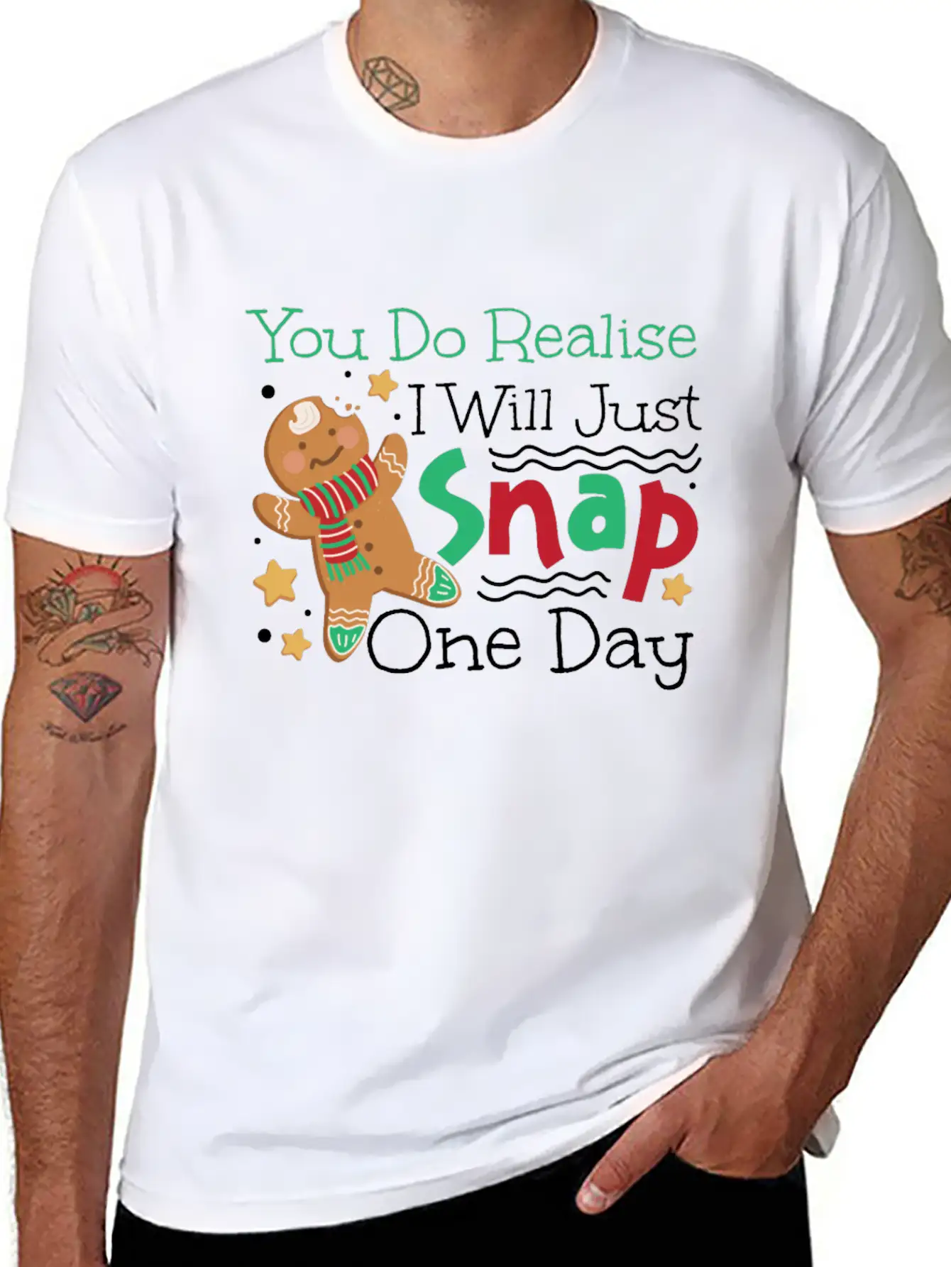 Bake Baking Christmas Gingerbread Soft Cotton Short Sleeve Tee ¨C Unisex Wardrobe Staple