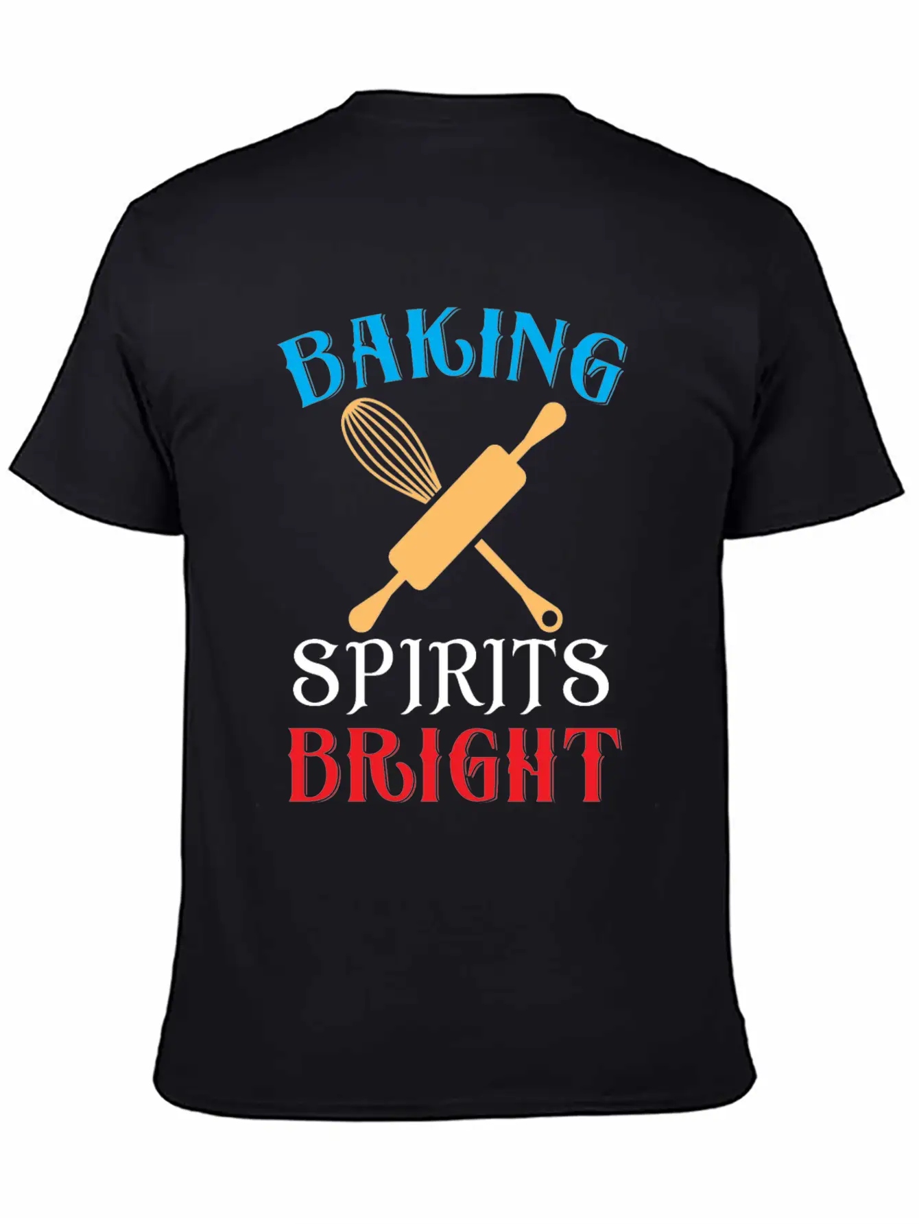 Baking Spirits Bright Essential Cotton Tee For Daily Outfits ¨C Unisex Style