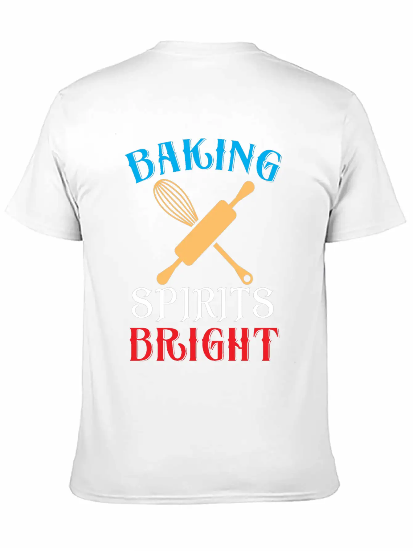 Baking Spirits Bright Essential Cotton Tee For Daily Outfits ¨C Unisex Style