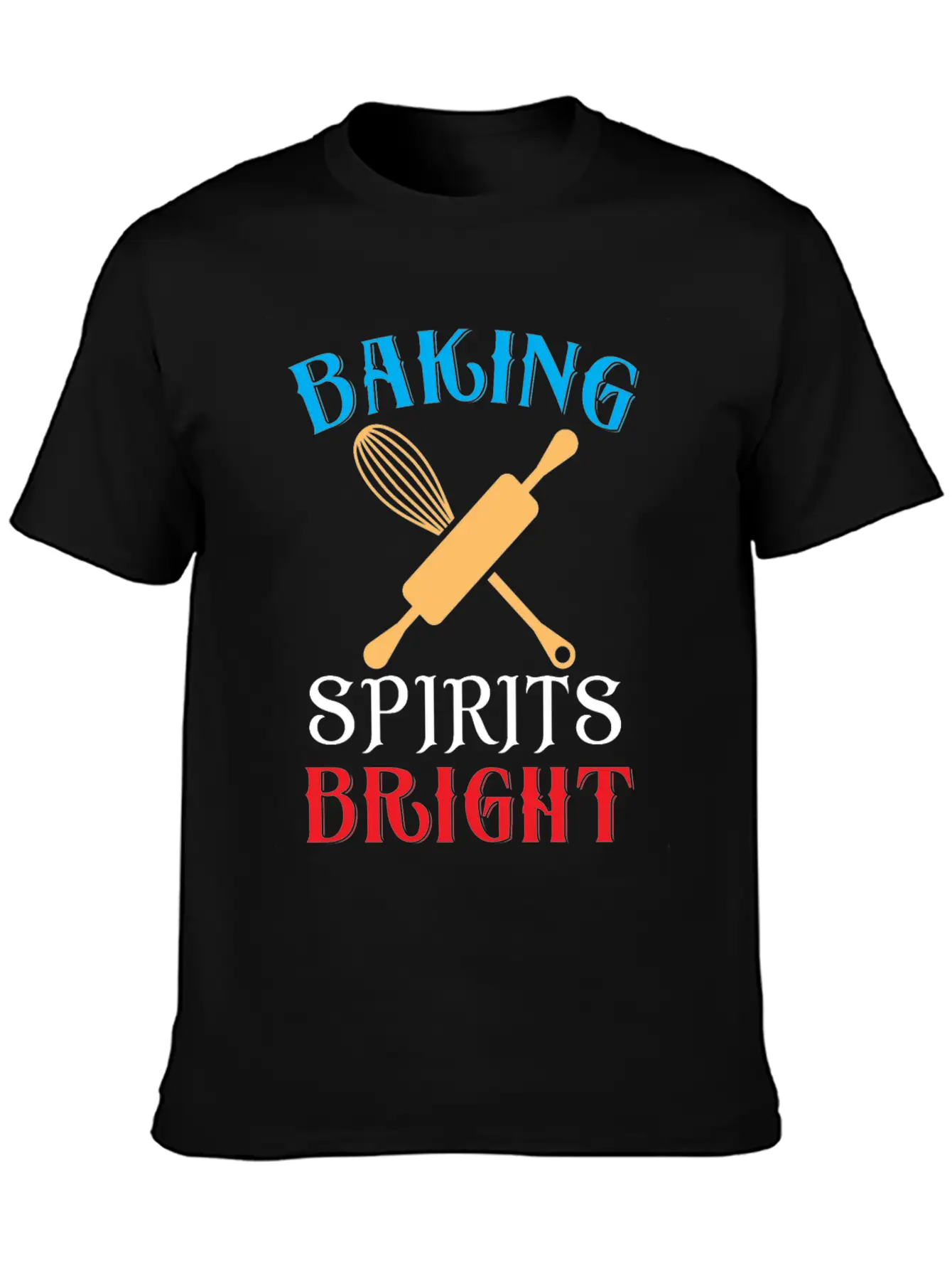 Baking Spirits Bright Essential Cotton Tee For Daily Outfits ¨C Unisex Style