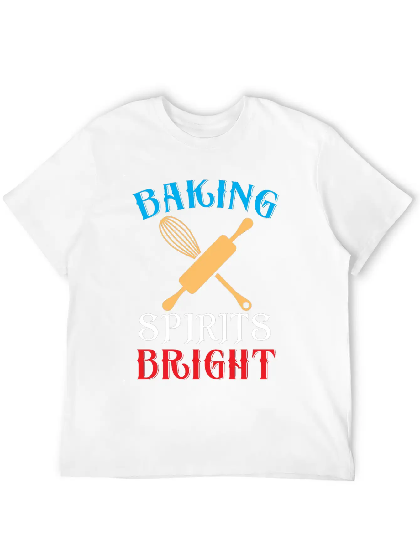 Baking Spirits Bright Essential Cotton Tee For Daily Outfits ¨C Unisex Style