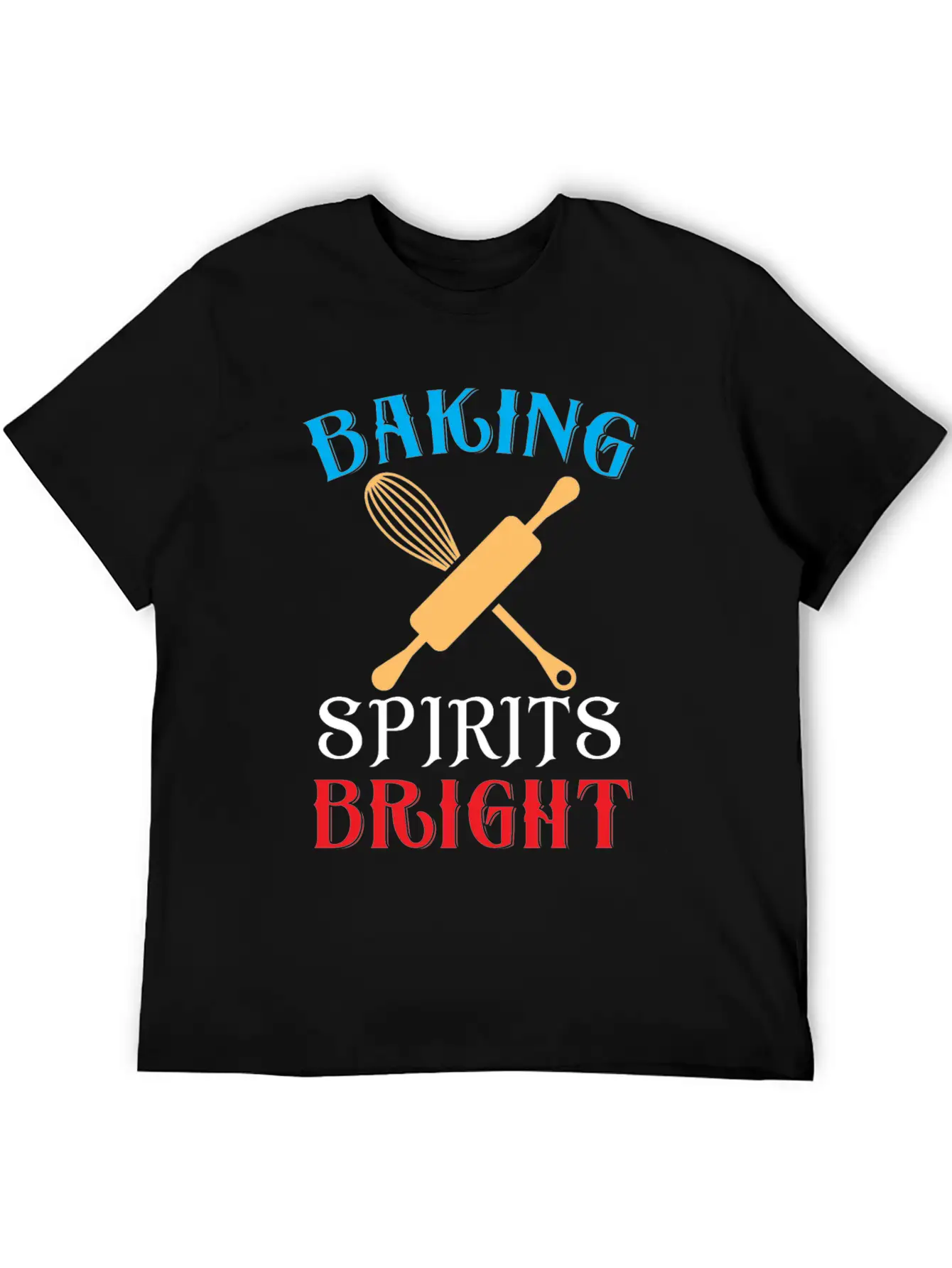 Baking Spirits Bright Essential Cotton Tee For Daily Outfits ¨C Unisex Style