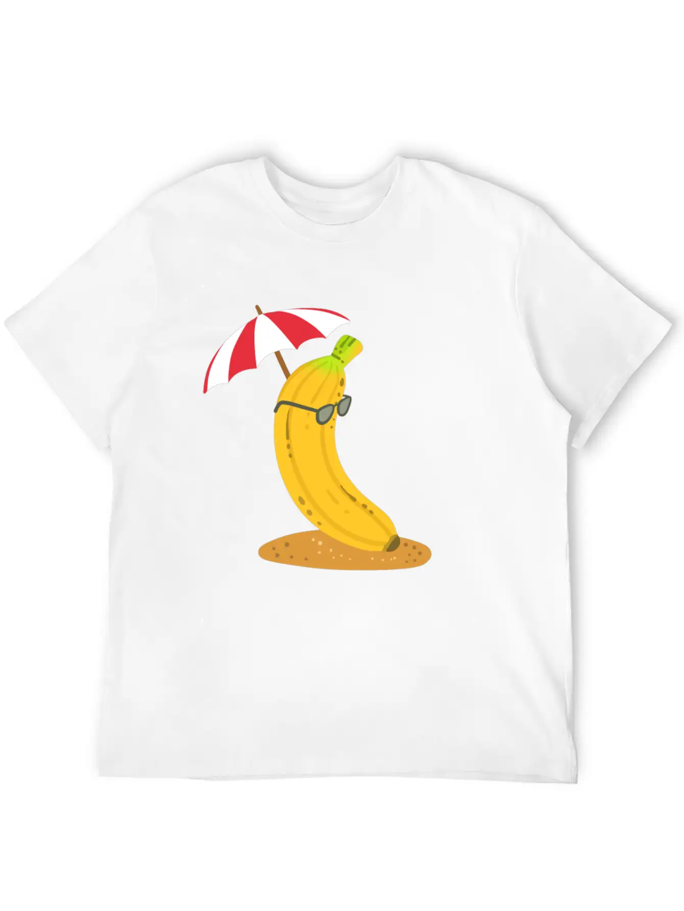 Banana Summer Kawaii Essential Cotton Tee For Daily Outfits ¨C Unisex Style