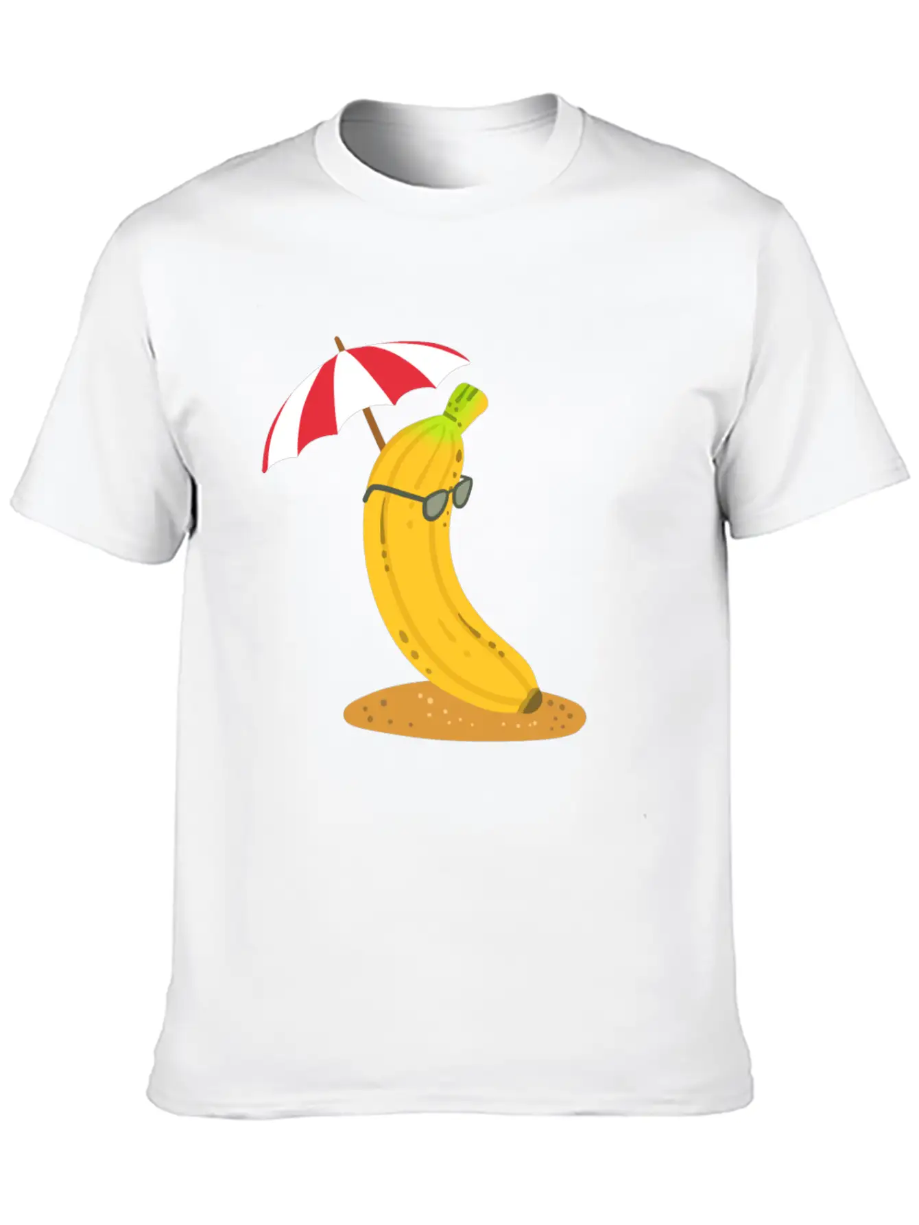 Banana Summer Kawaii Essential Cotton Tee For Daily Outfits ¨C Unisex Style